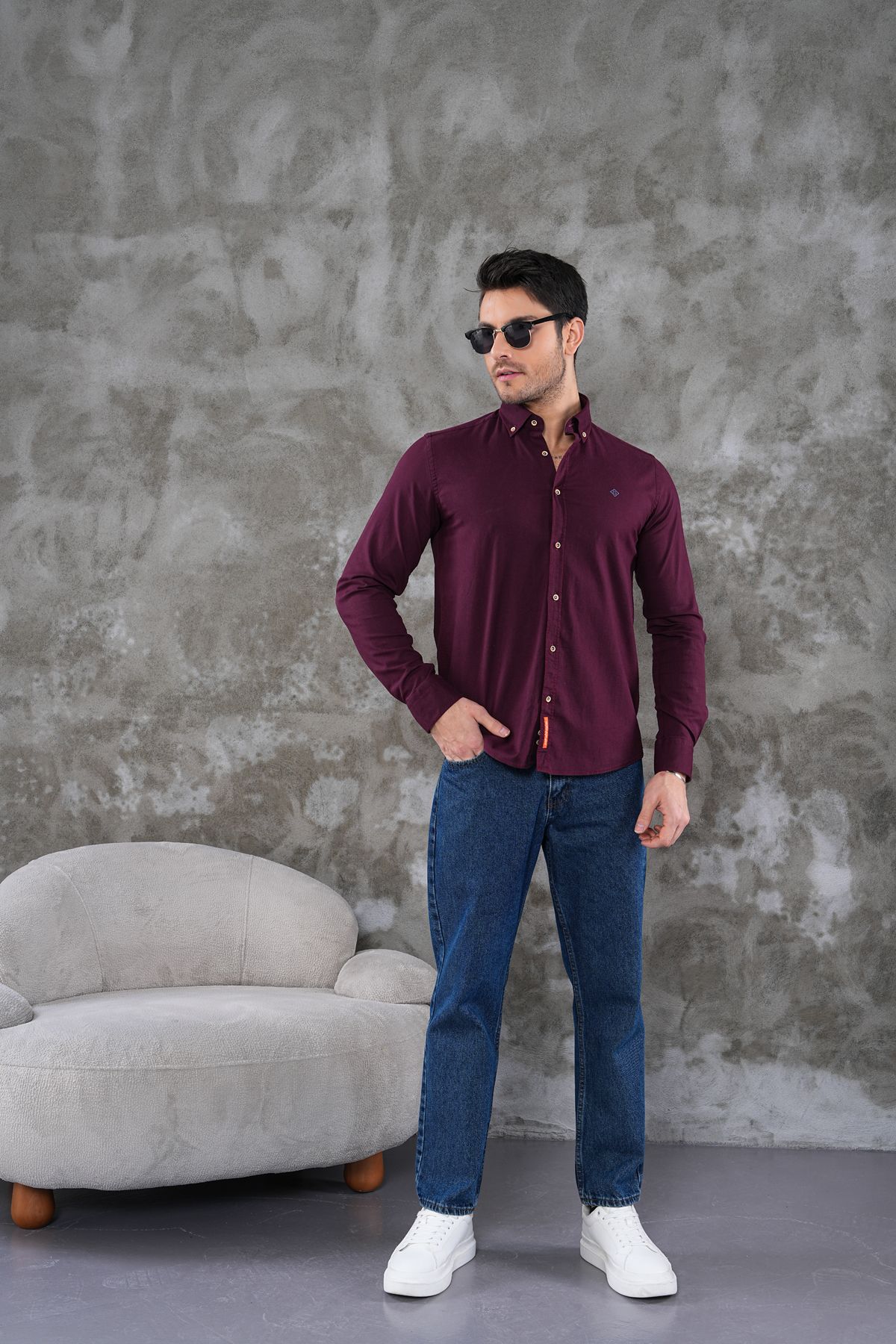 youknitwear you Riera Spain Stayle Cotton Shirt