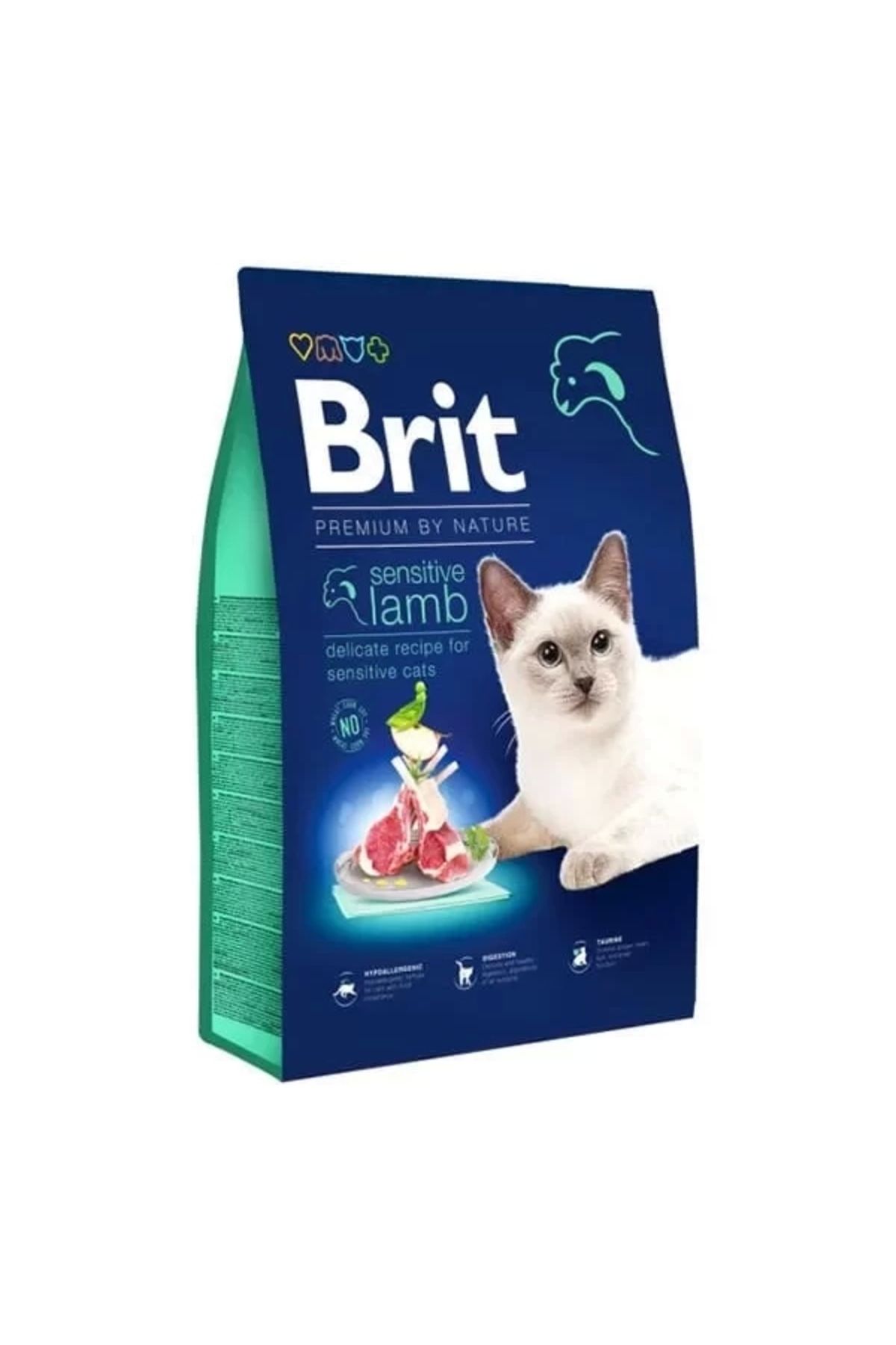 Brit Premium Sensitive Kuzu Etli Yetişkin Kedi Maması 8 Kg