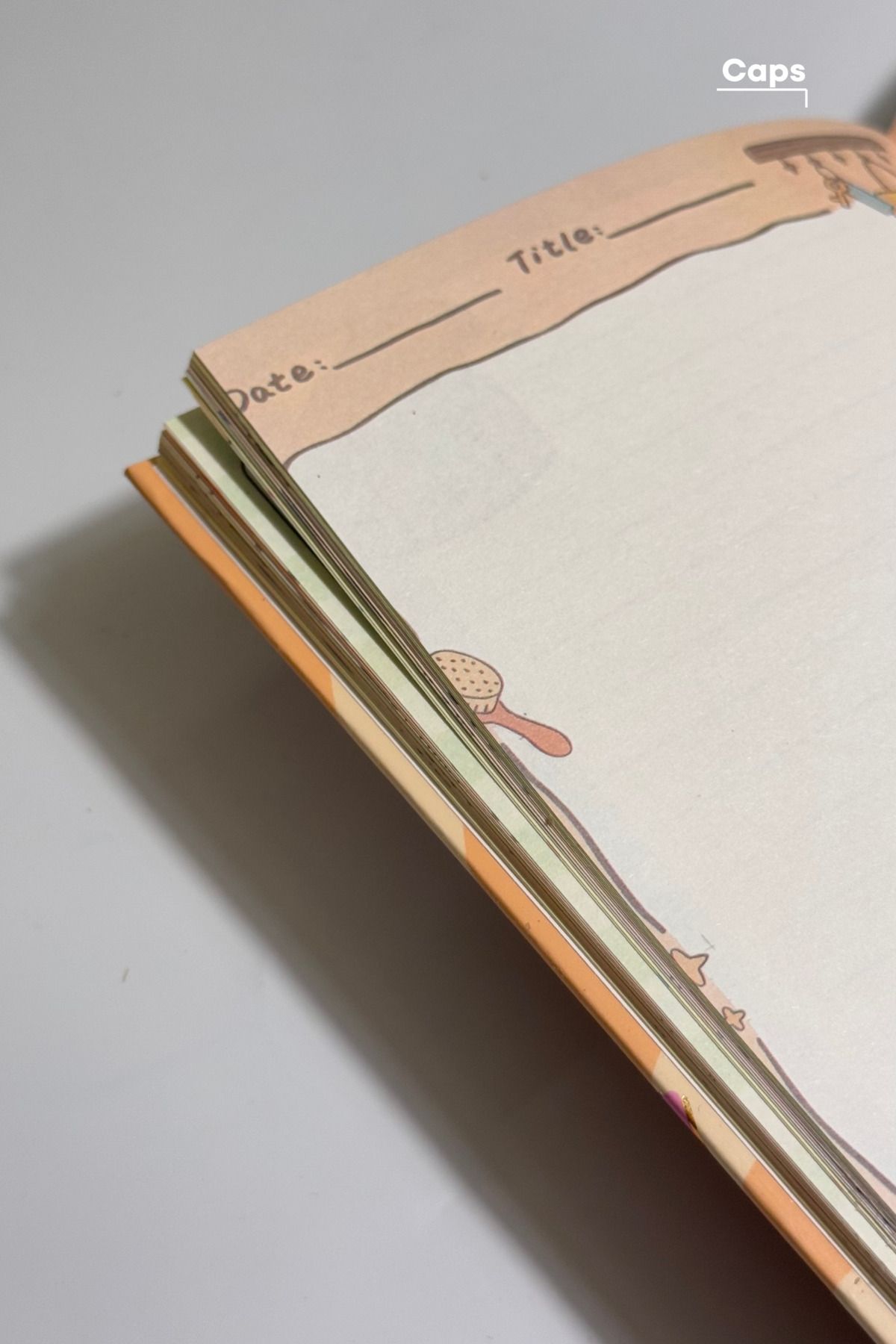 caps-Cappybara Line and Fun Notebook - 160 Sheets - 13 X 18.6 cm 7