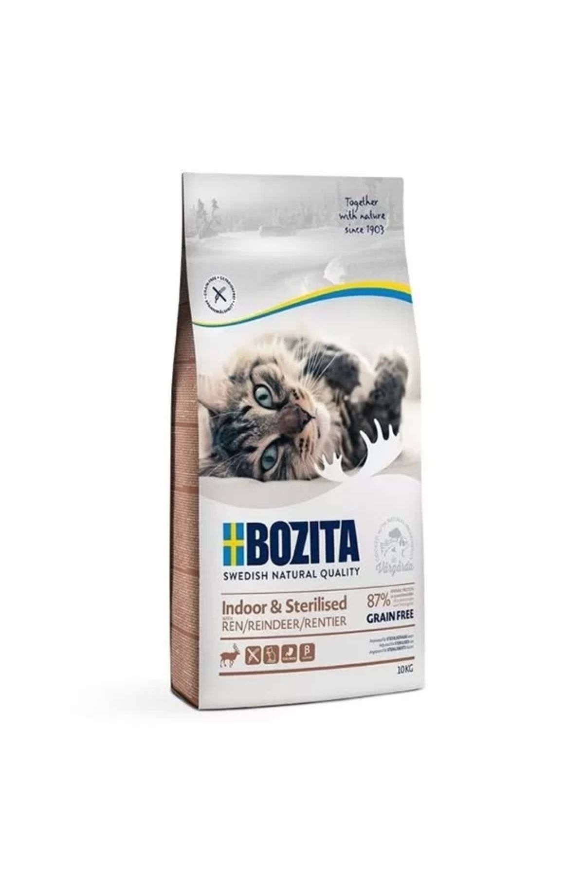 Bozita Adult İndoor Kısırlaştırılmış Tahılsız Geyikli Yetişkin Kedi Maması 10 Kg