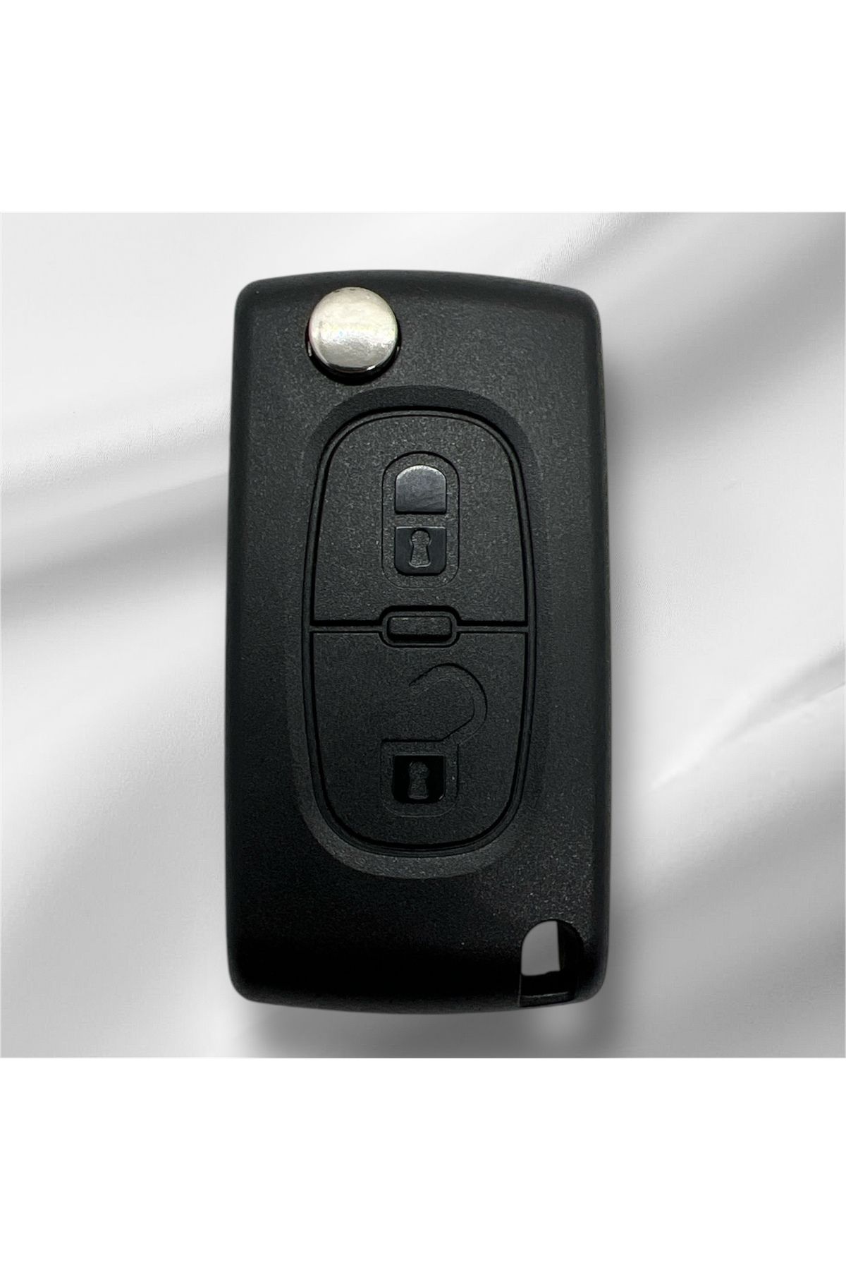 Luxe Aksesuarr Citroen bellingo- C2 C3 C4 C5 C6 C8 Sustalı Kumanda Kabı 2 Buton Pil Yataksiz