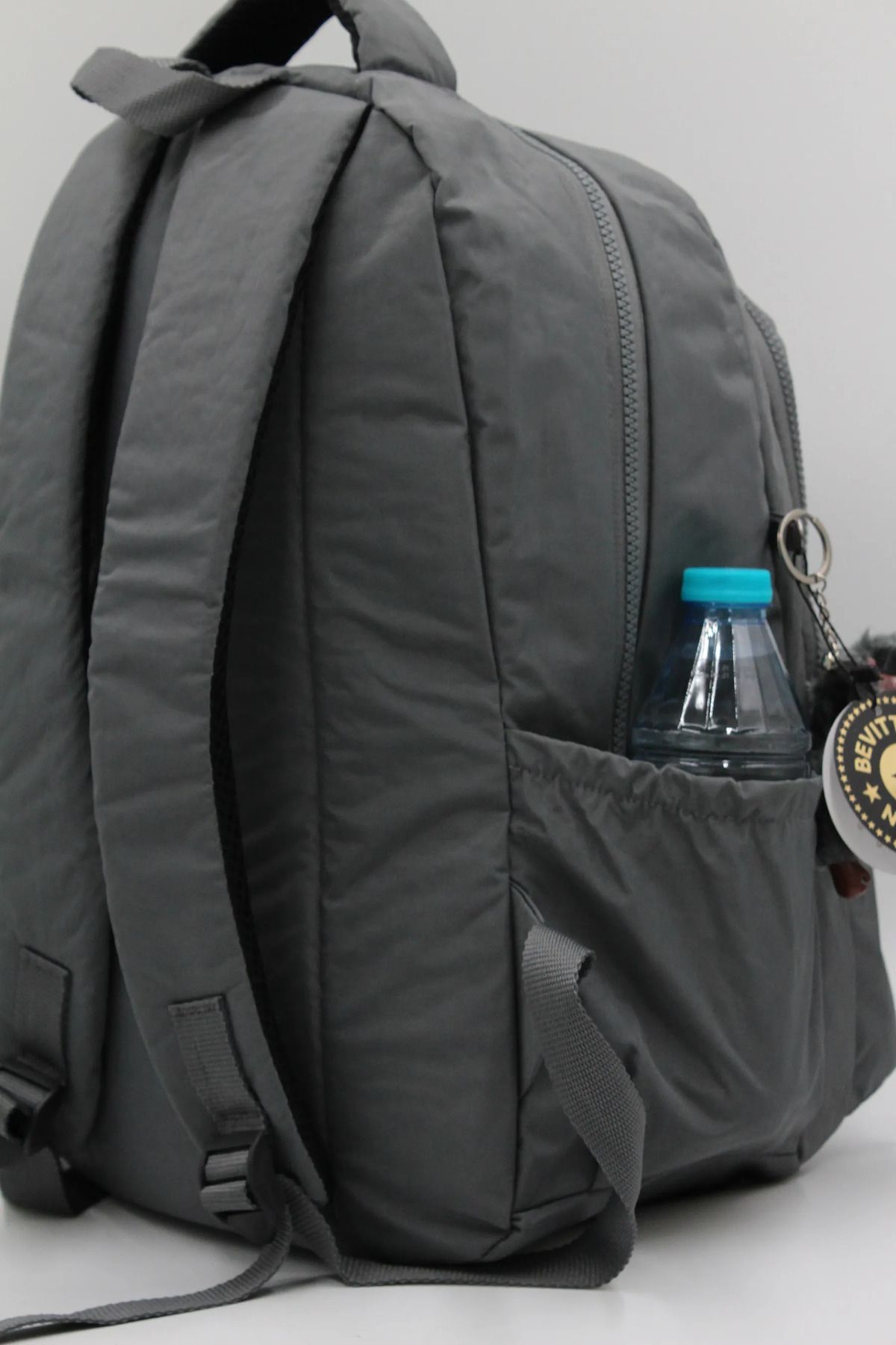 Bevitton-Rucsac de zi cu zi, gri, rezistent la apă Rucsac de școală unisex Geantă de școală 2200 6