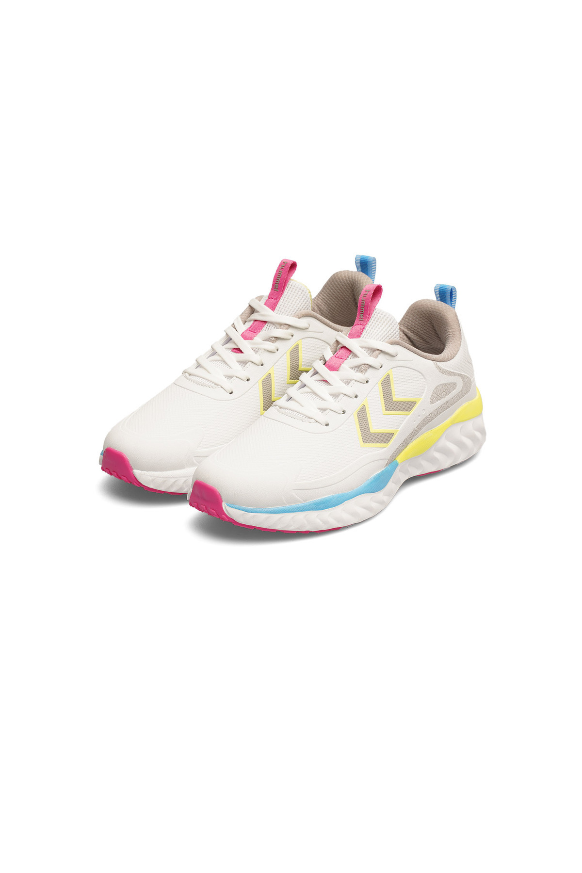 کفش اسنیکر هامل مردانه چرم مصنوعی سفید بیسیک راسته      کژوال/روزمره | hummel 900548-9233 TR - تصویر 3