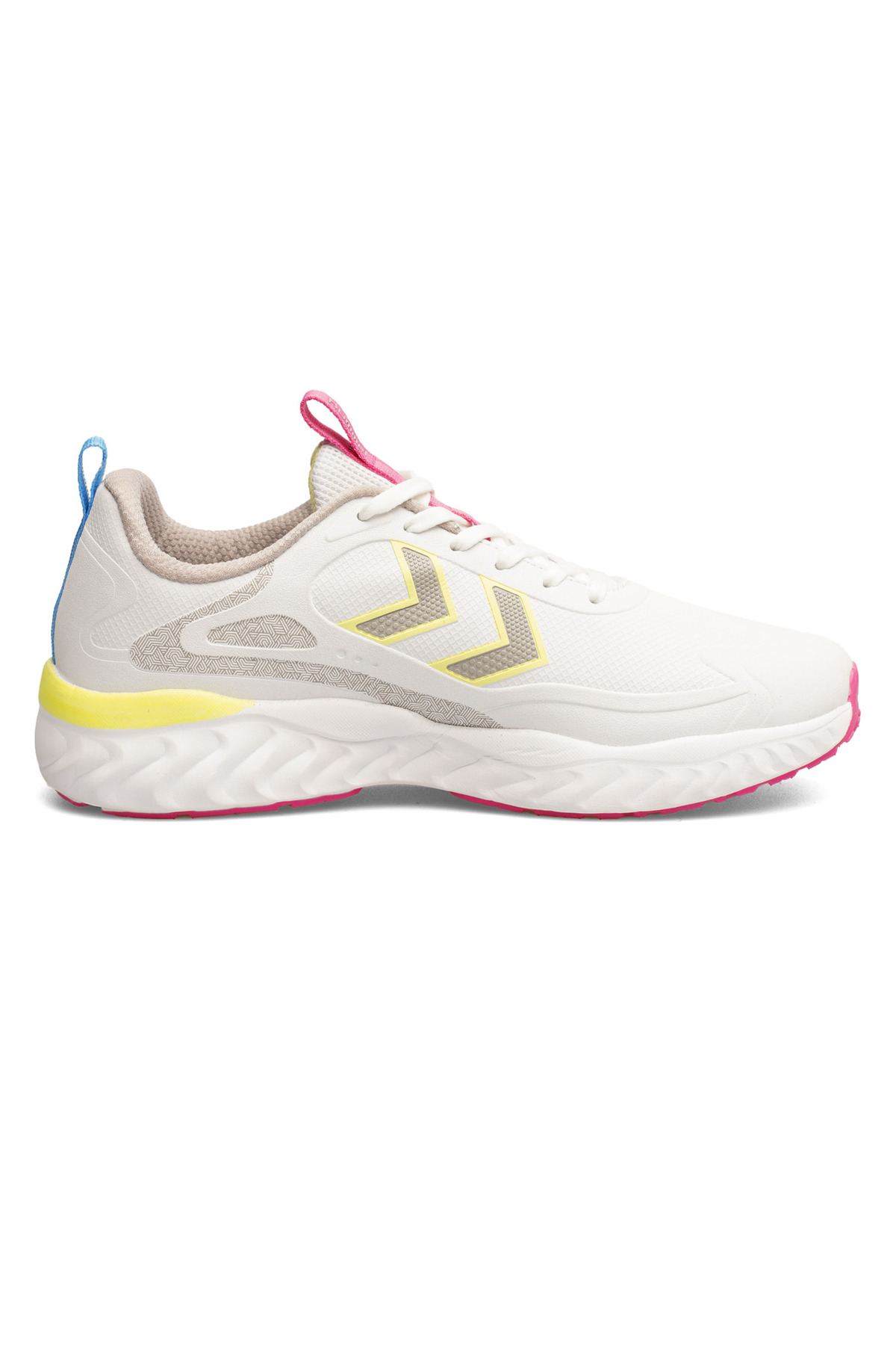 کفش اسنیکر هامل مردانه چرم مصنوعی سفید بیسیک راسته      کژوال/روزمره | hummel 900548-9233 TR - تصویر 2