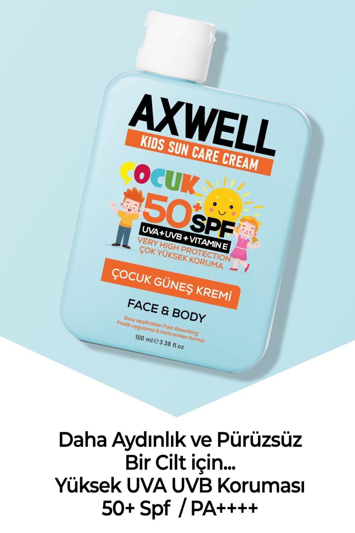 کرم ضد آفتاب کودک کرمی دخترانه و پسرانه بچگانه کودکان نوجوا AXWELL