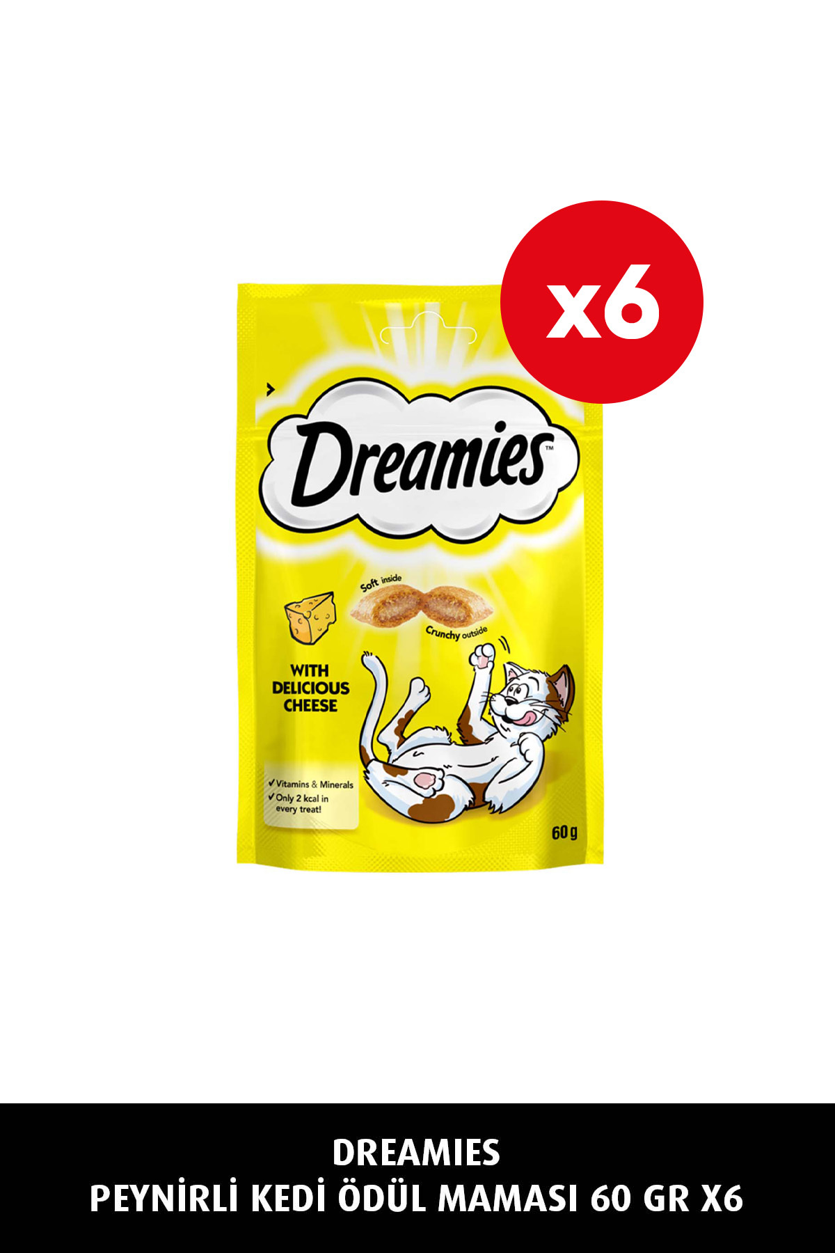 Dreamies Peynirli Kedi Maması 60 gr 6x