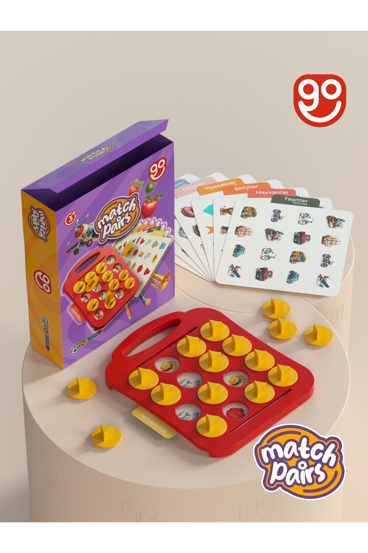 Go Toys-Educational Memory Matching Game - Match Pairs 1