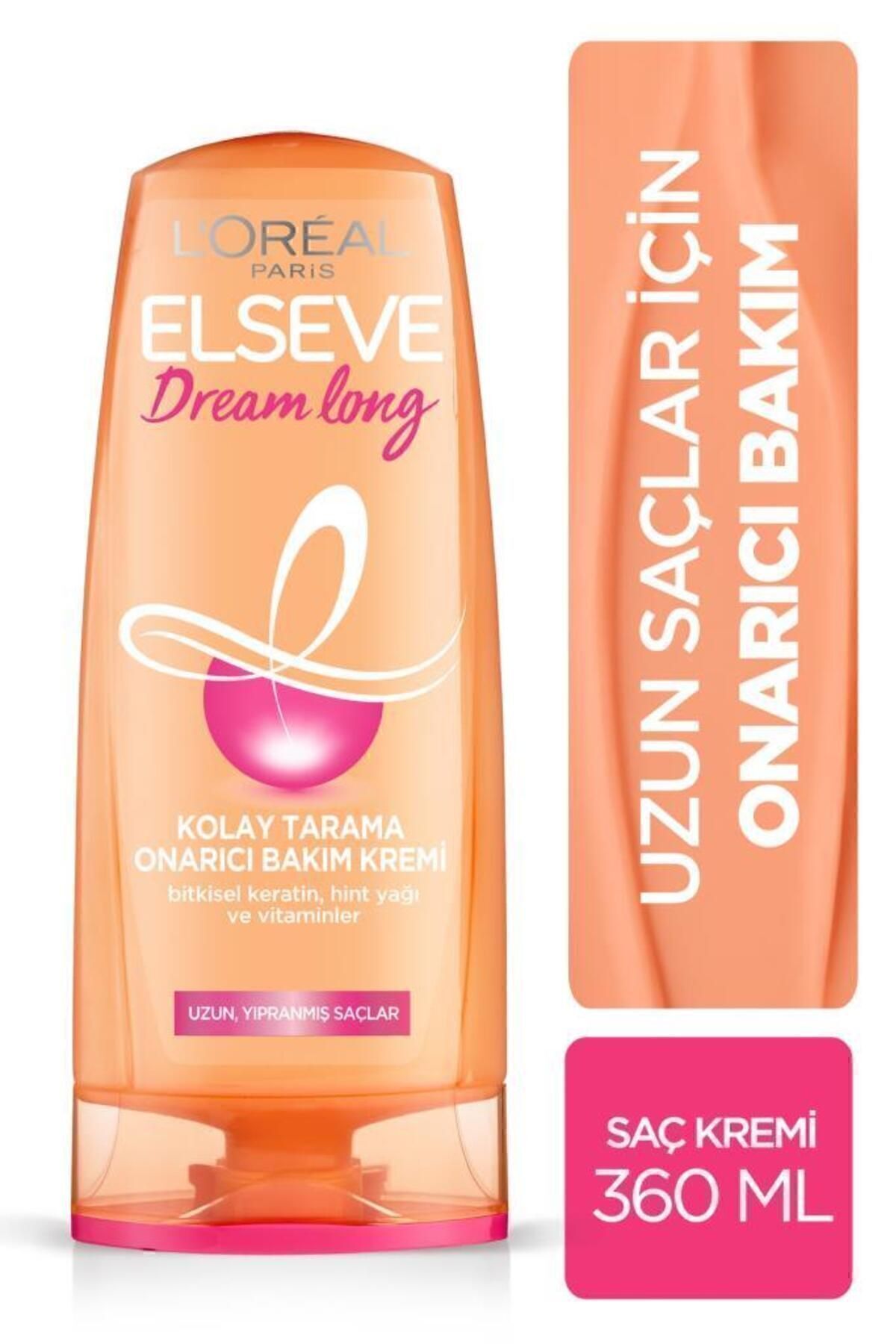 کرم مو L'oreal Paris Dream Long Repairing Hair Care Cream 360ml 393Oseri Elseve