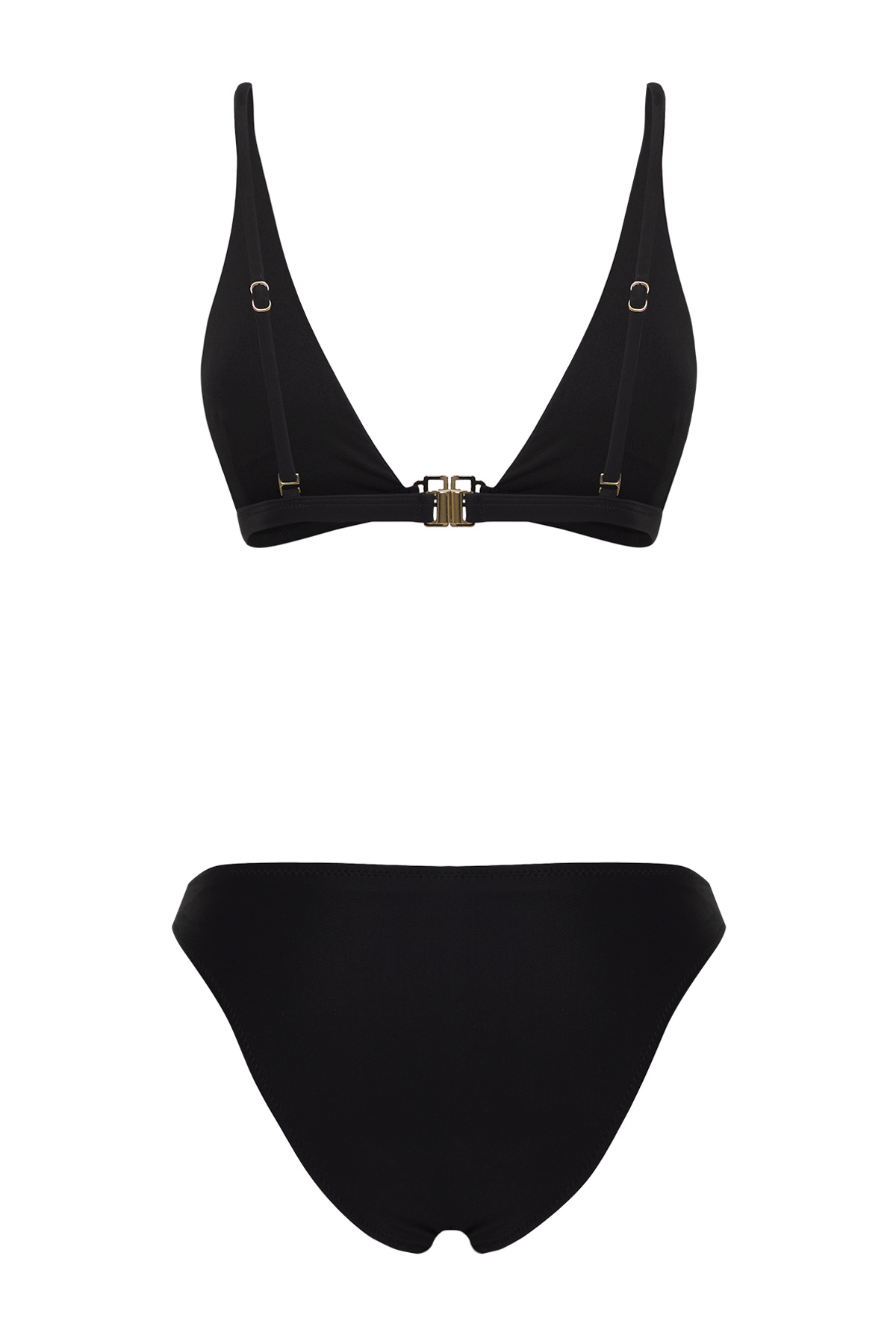 Trendyol Collection-Schwarzes, reguläres Bikini-Set mit Dreieckszubehör TBESS25BT00008 8