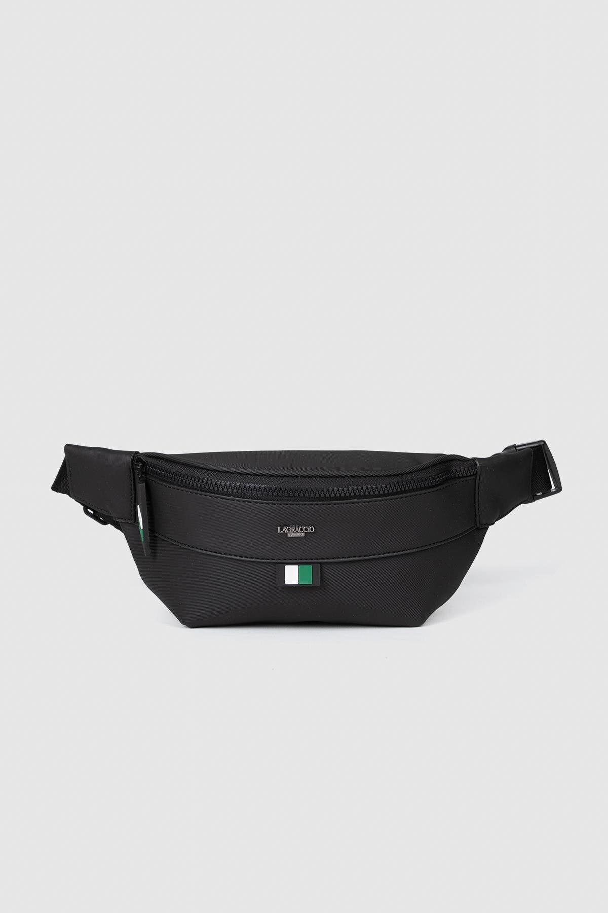 La La'Graccio Paris  La'graccio Paris Erkek Body Çanta Siyah - Görsel 2