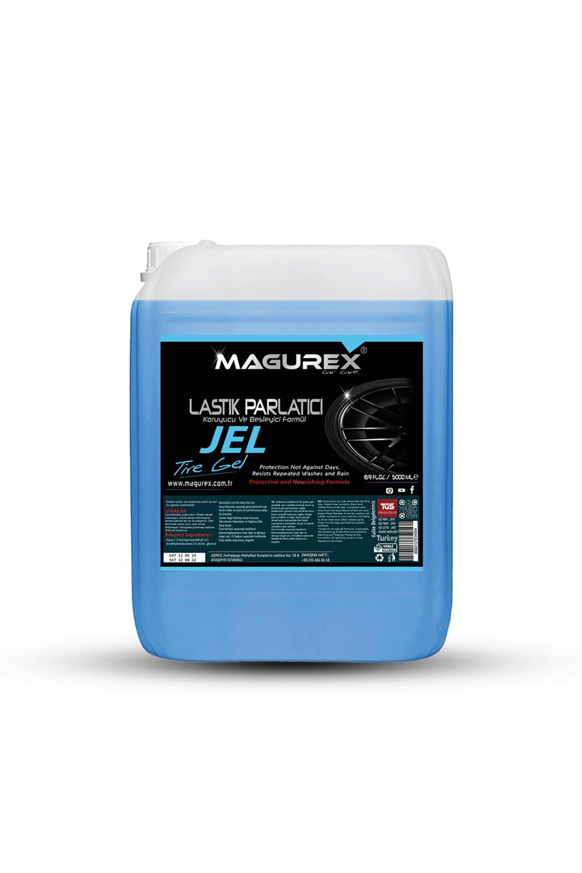 MAGUREX Jel Lastik Parlatıcı (Suya Dayanıklı) 20 LT