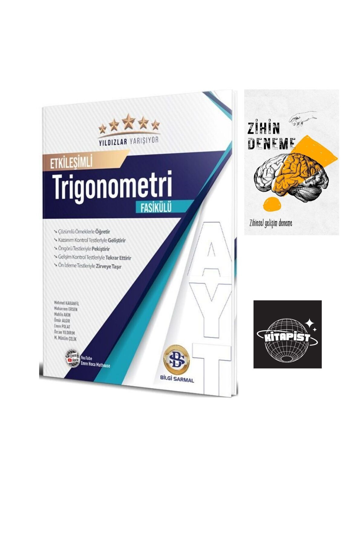 Bilgi Sarmal Yayınları BİLGİSARMAL TRİGONOMETRİ FASİKÜL-ZİHİNDENEME-T136