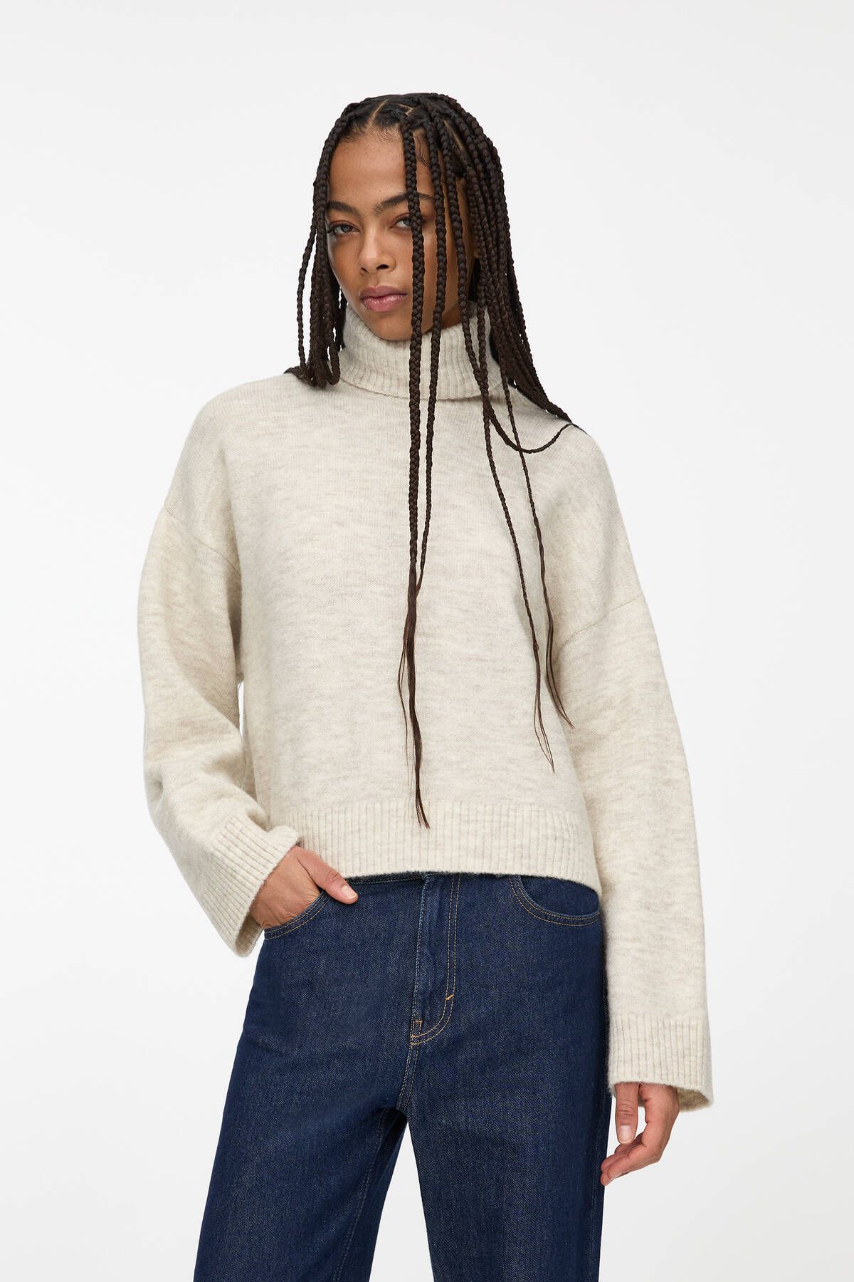 Pull & Bear-Soft touch high neck jumper 2