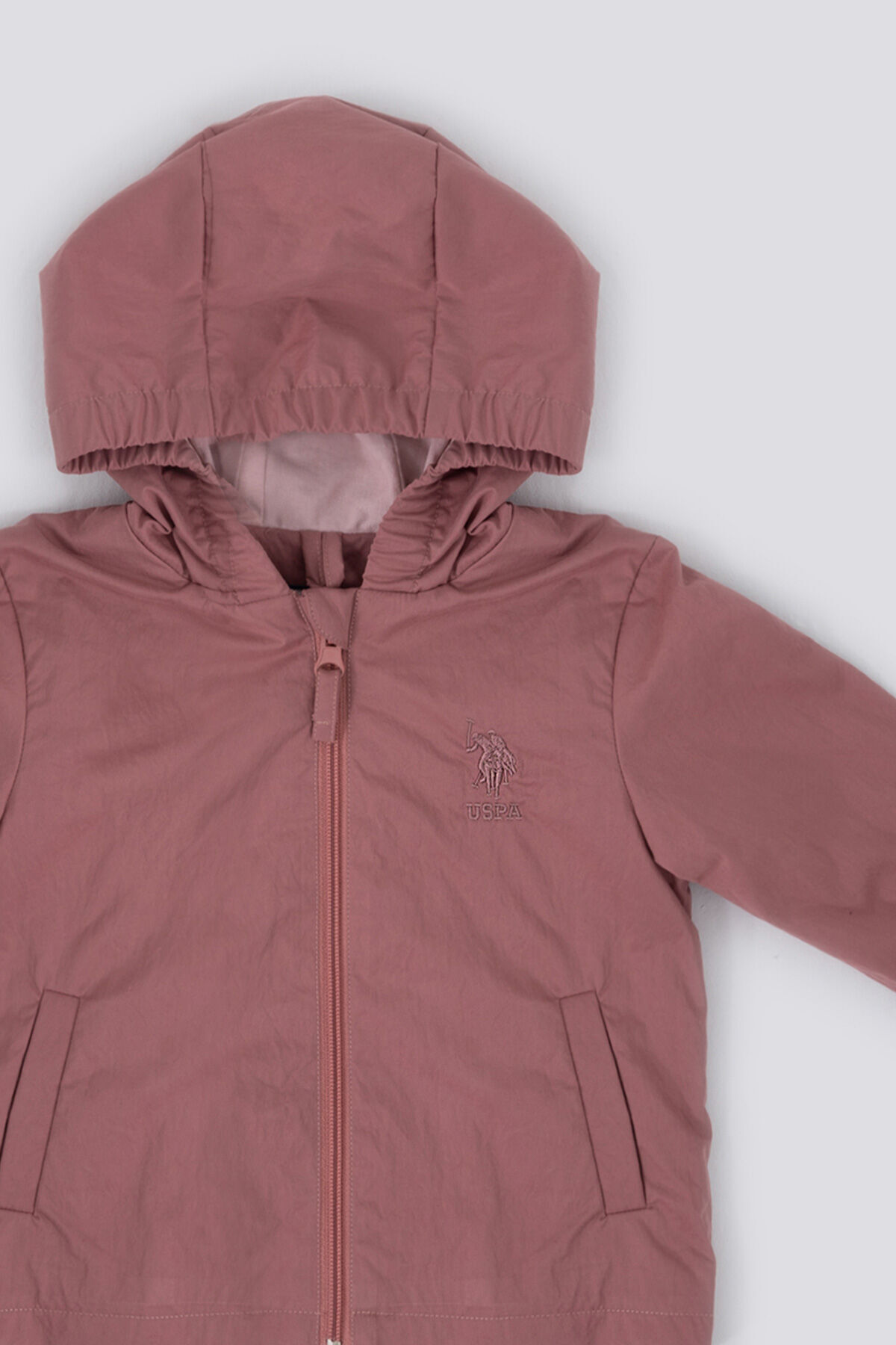 U.S. Polo Assn. Kız Bebek Pembe Bebek Mont fotoğrafı 3 (önizleme)