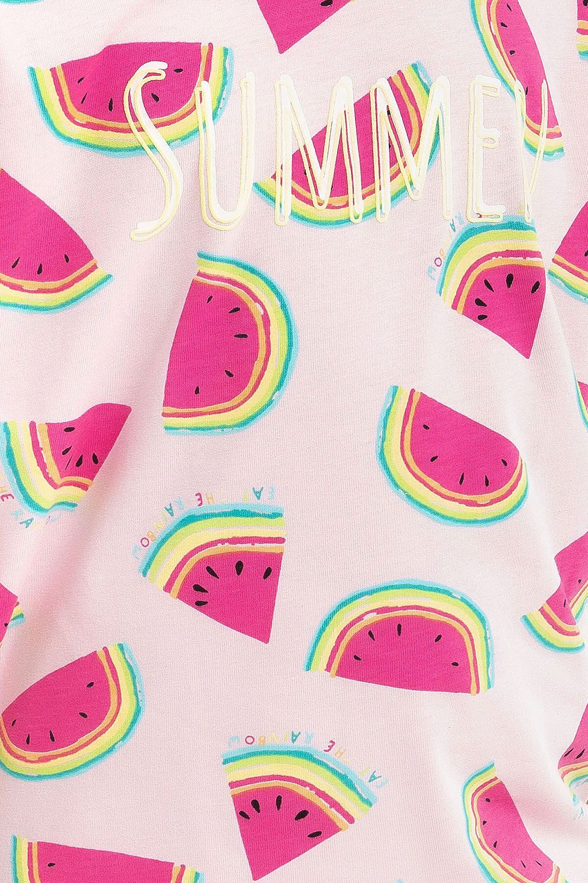 Rolypoly-Watermelan Light Pink Girls' Capri Suit 4