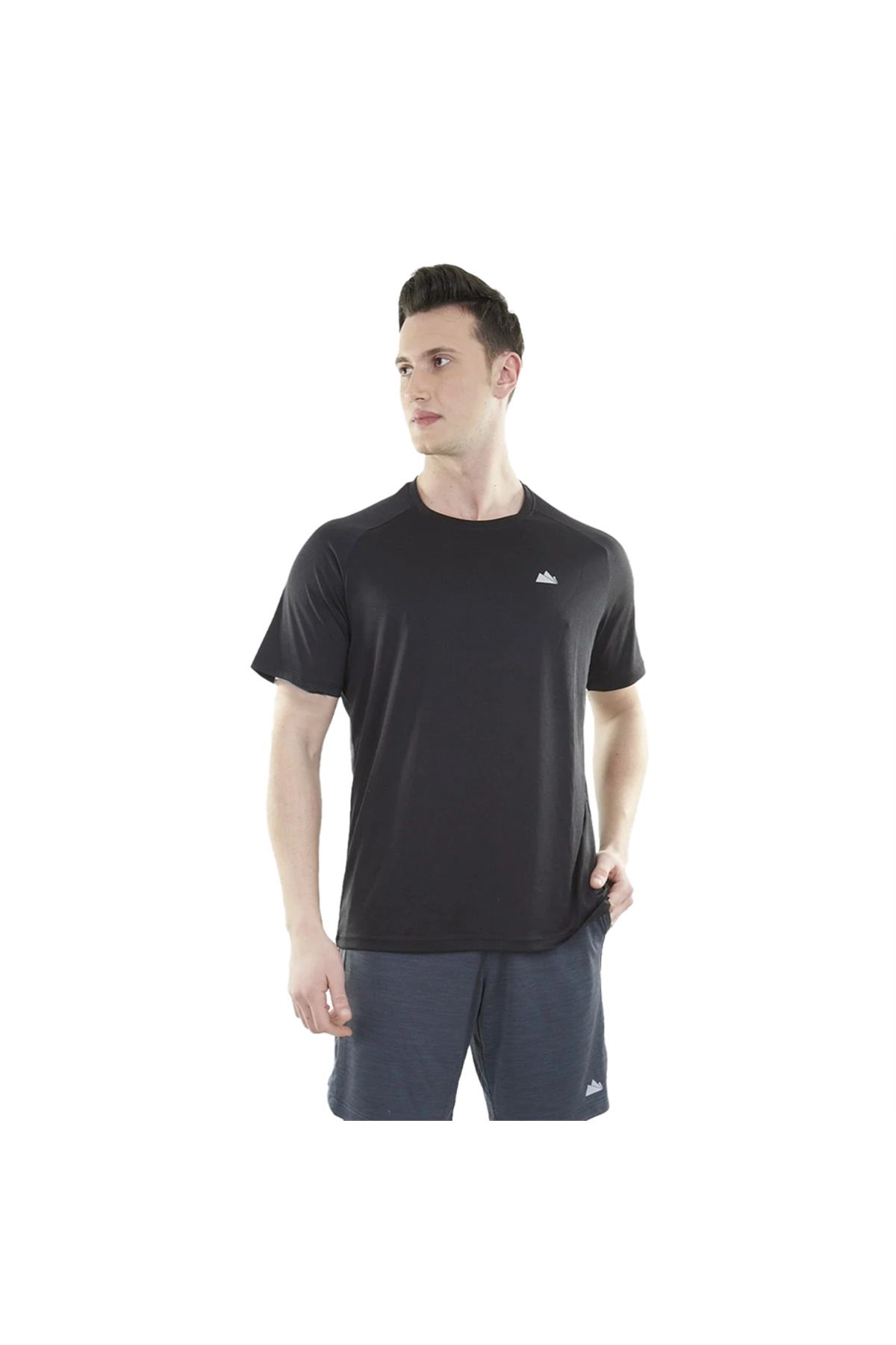 Alpinist Mission Ultra Dry Erkek T-Shirt Siyah