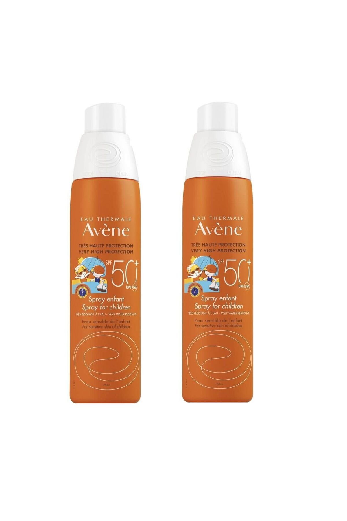 Avene Çocuklar için Güneşten Koruyucu SPF 50+ Vücut Spreyi 200 ml 2'Lİ