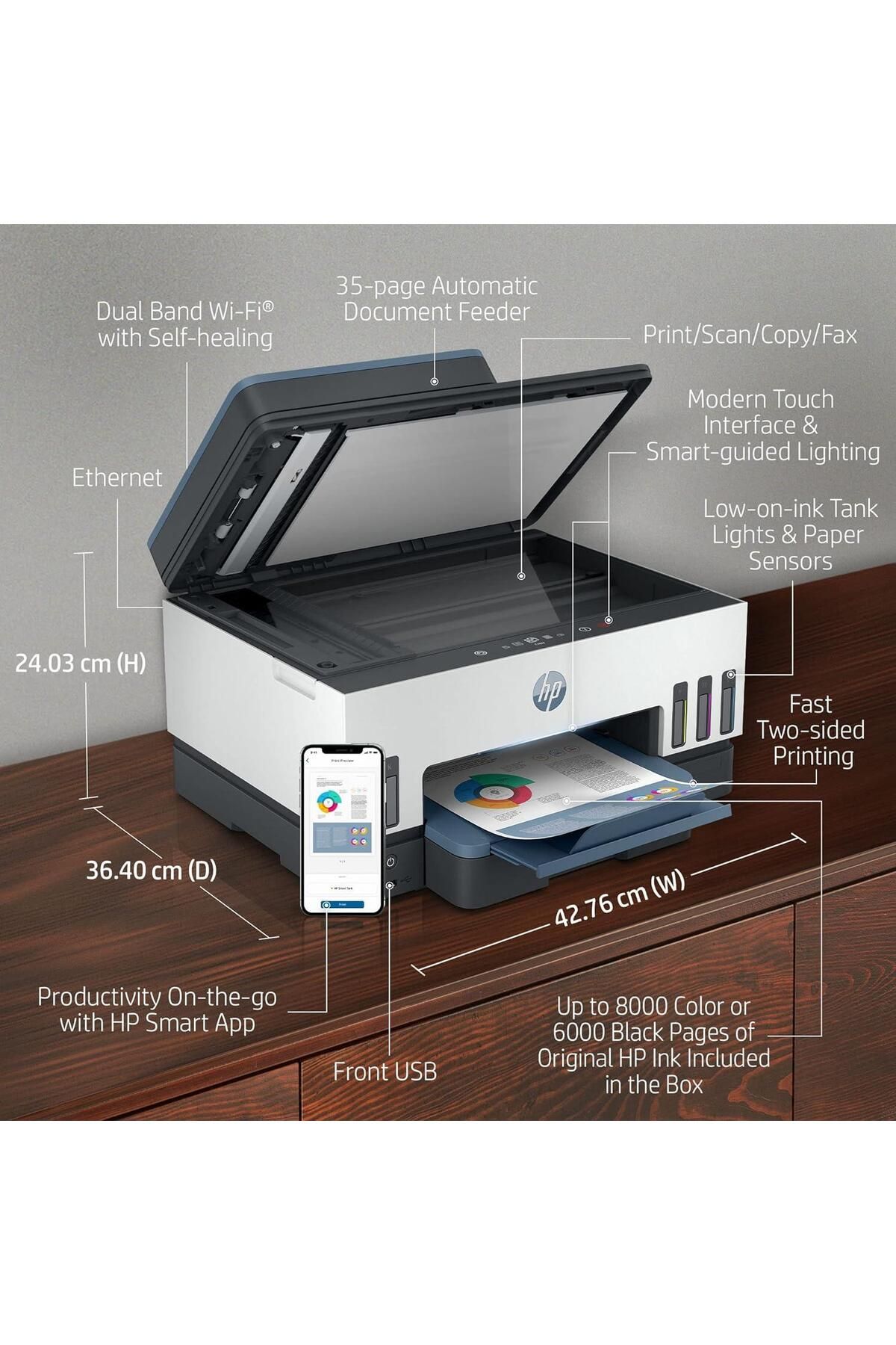 HP-Smart Tank 795 All-in-One Printer Wireless 6