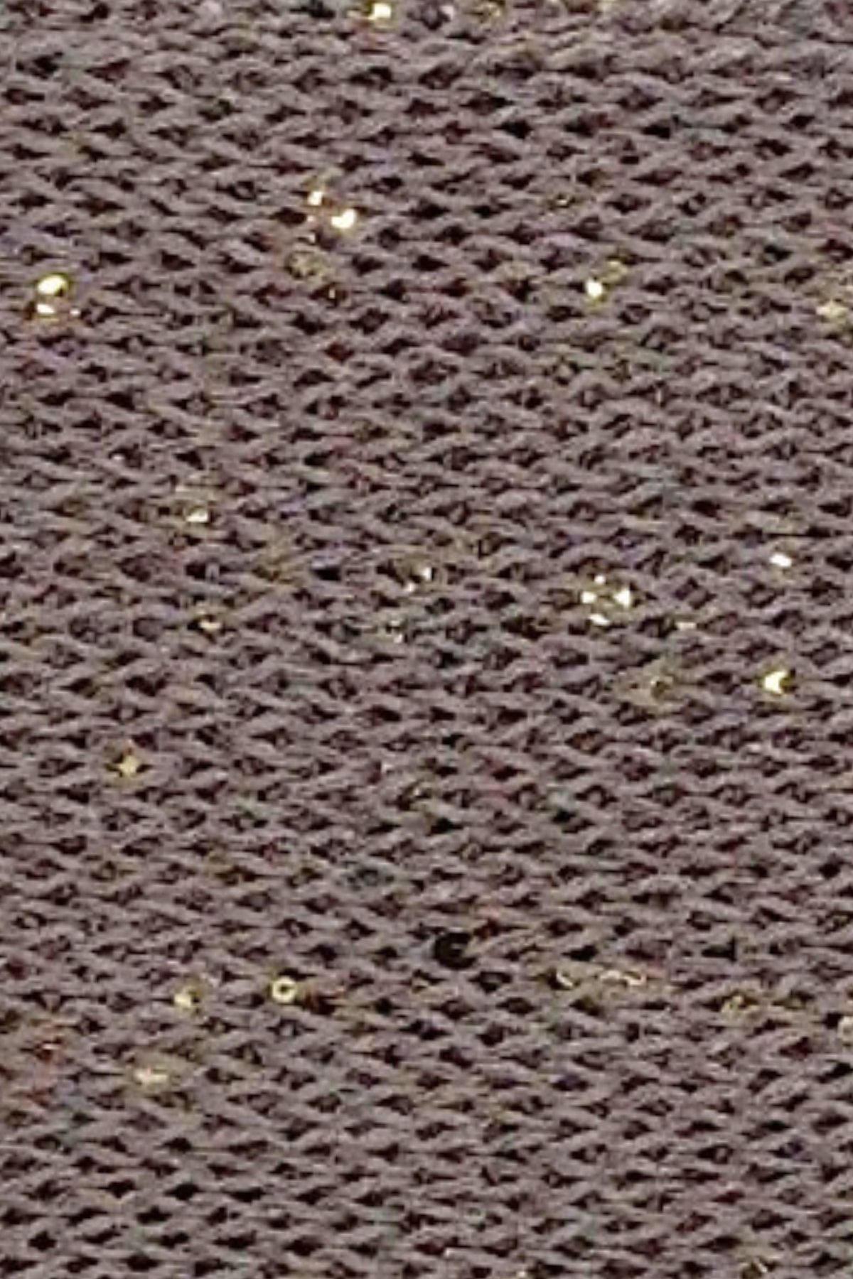 SENSY-Καφέ Πλεκτό - Shine Sequin String Design 2