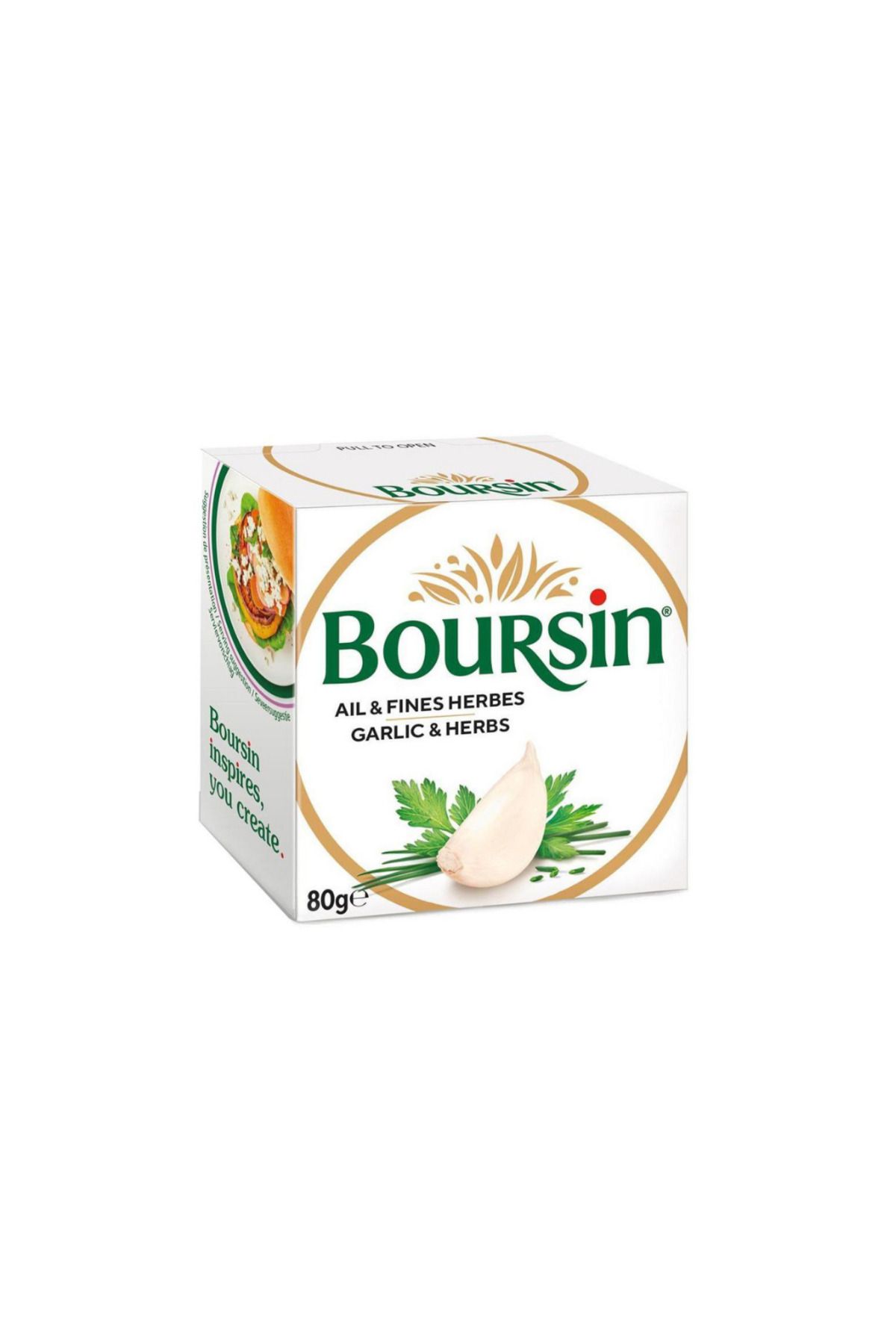 Boursin Cheese with Garlic and Herbs 80g