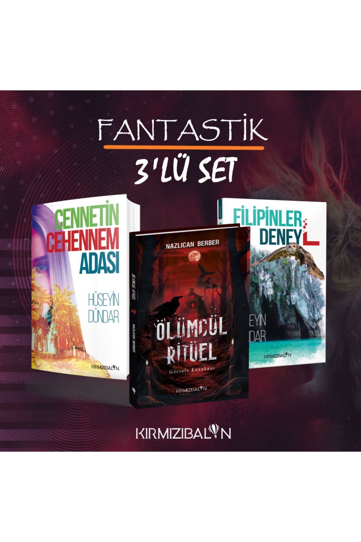 Kırmızı Balon Yayınevi Fantastik 3'lü Set