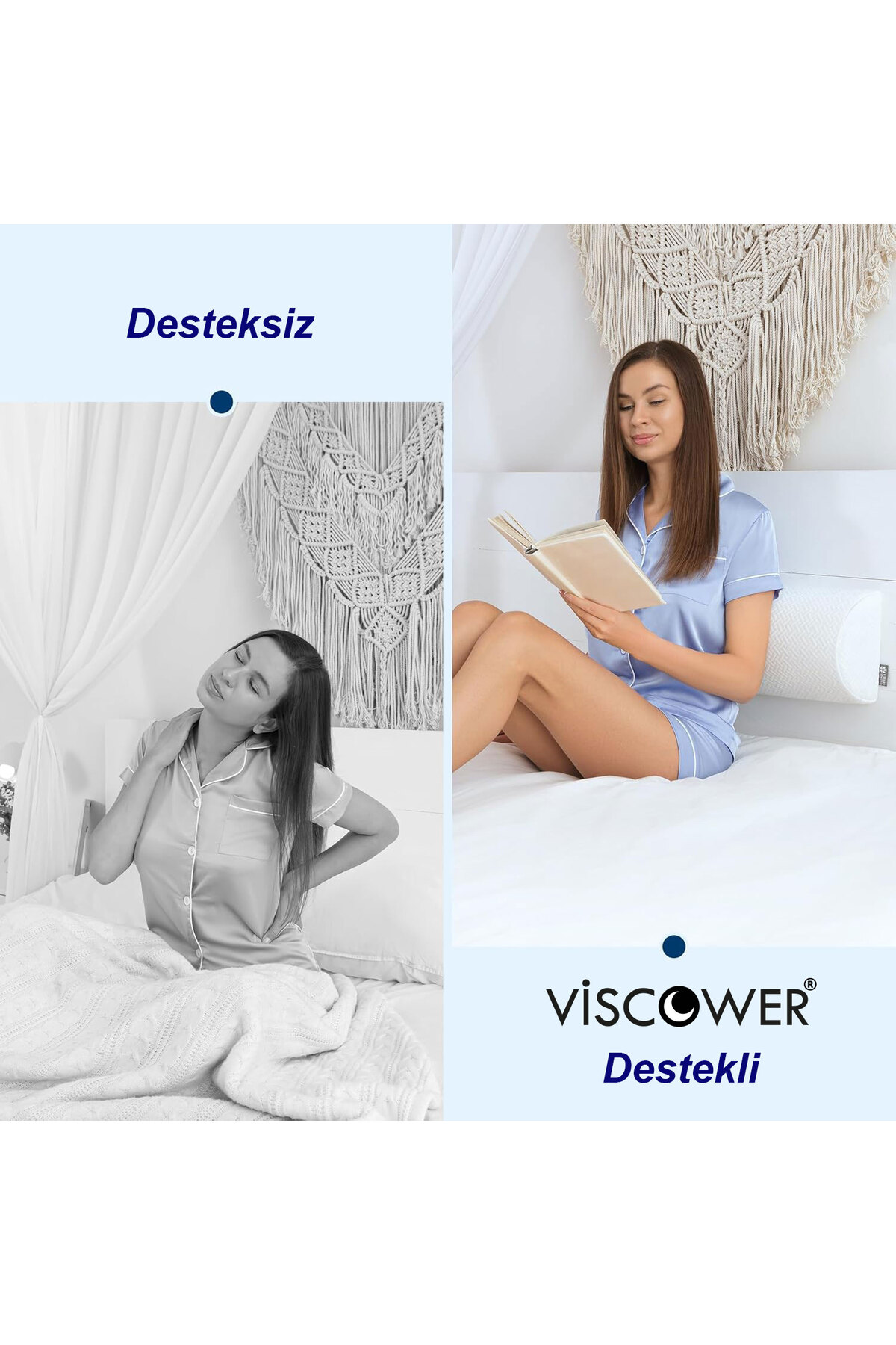 VİSCOWER Viscower Ortopedik Bacak Arası ve Hamile Yastığı fotoğrafı 6 (önizleme)
