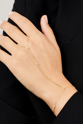 Elika Silver 925 Ayar Gümüş Taşlı Gold Şahmeran TFNY65209