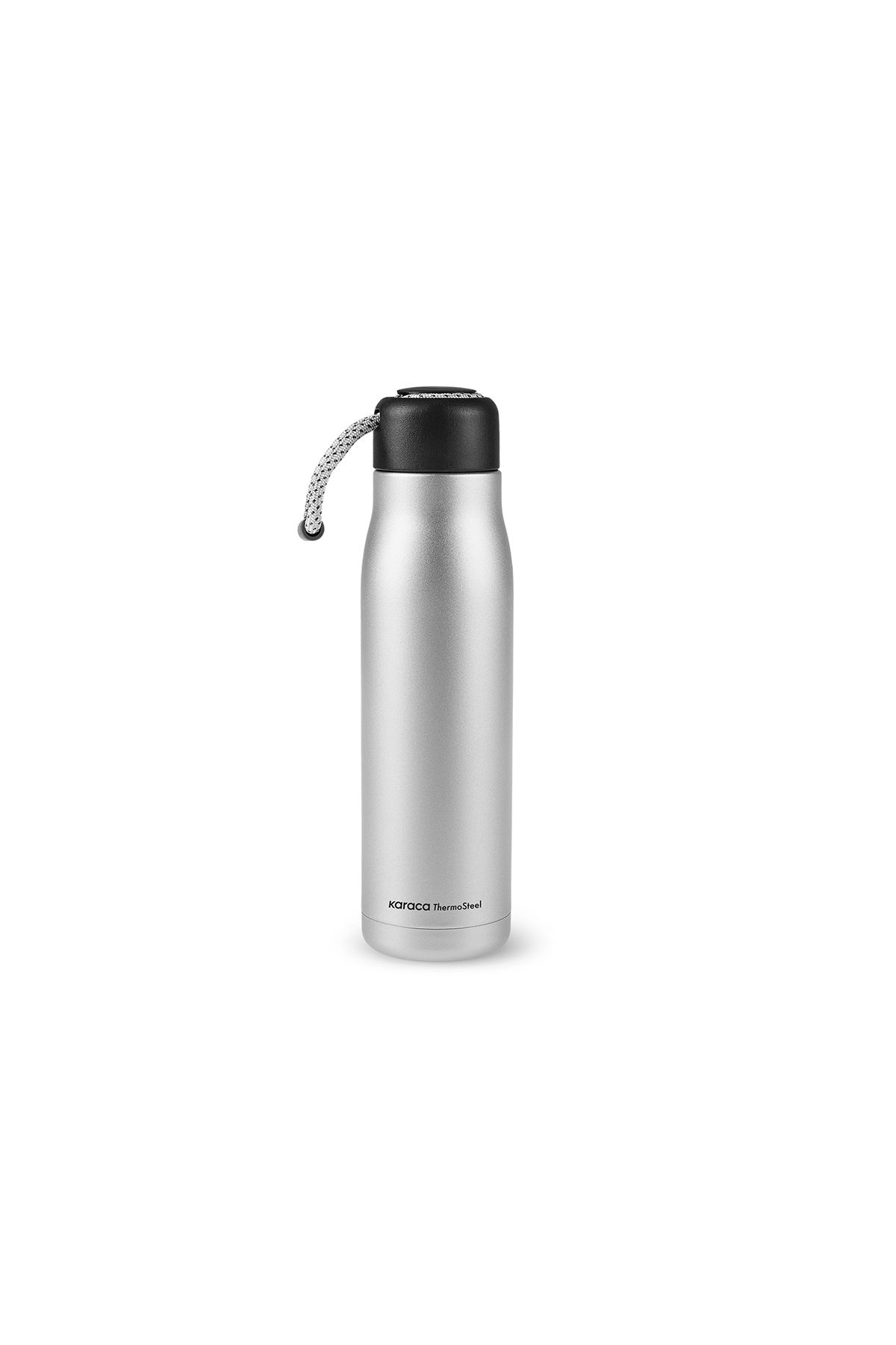 Karaca-500 ml Fashion Sport Steel Leak Proof Thermos - Silver 5