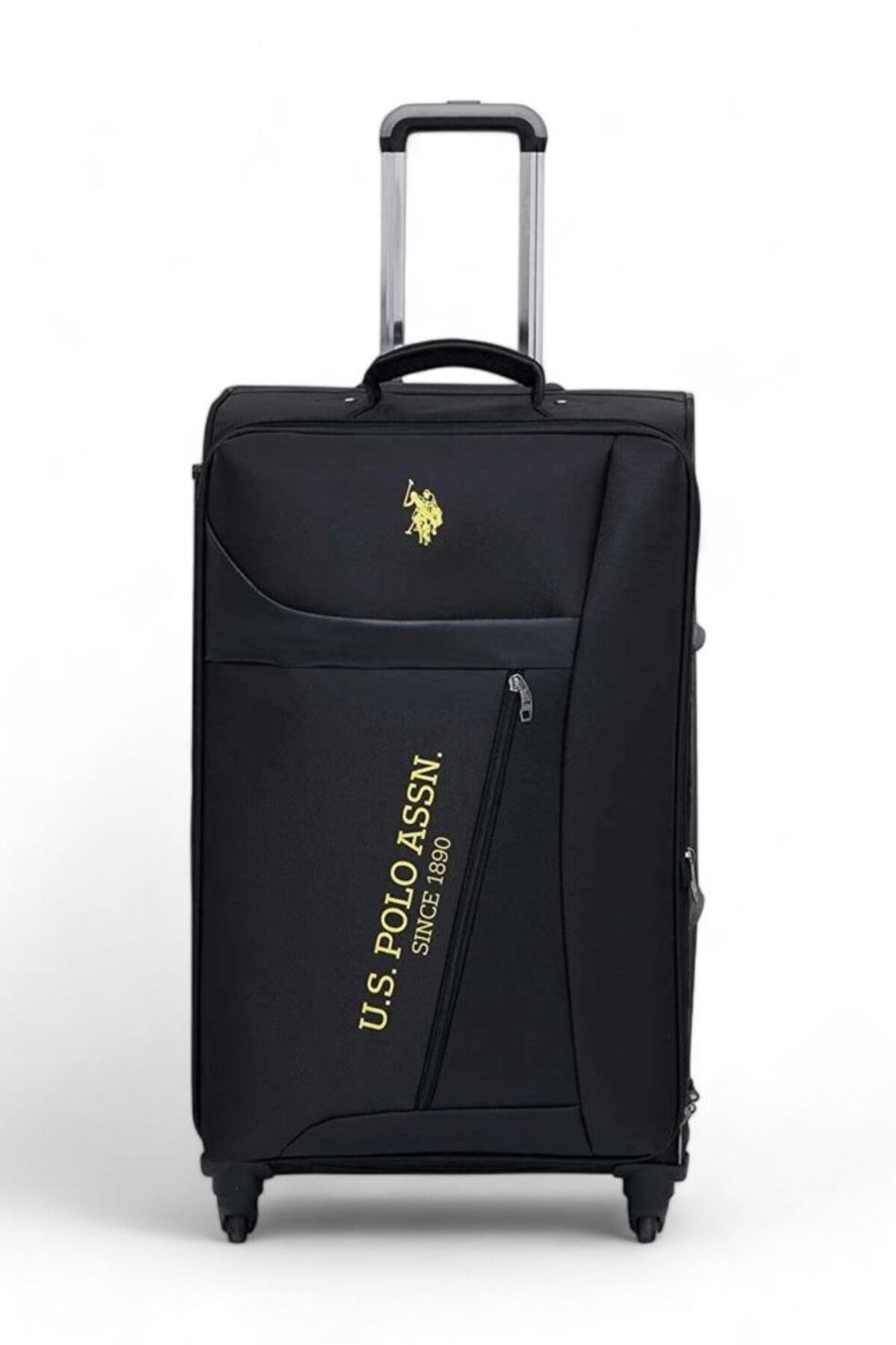 یو اس پولو چمدان مشکی سایز متوسط ​​یونیسکس PLLVLZ22816B-O