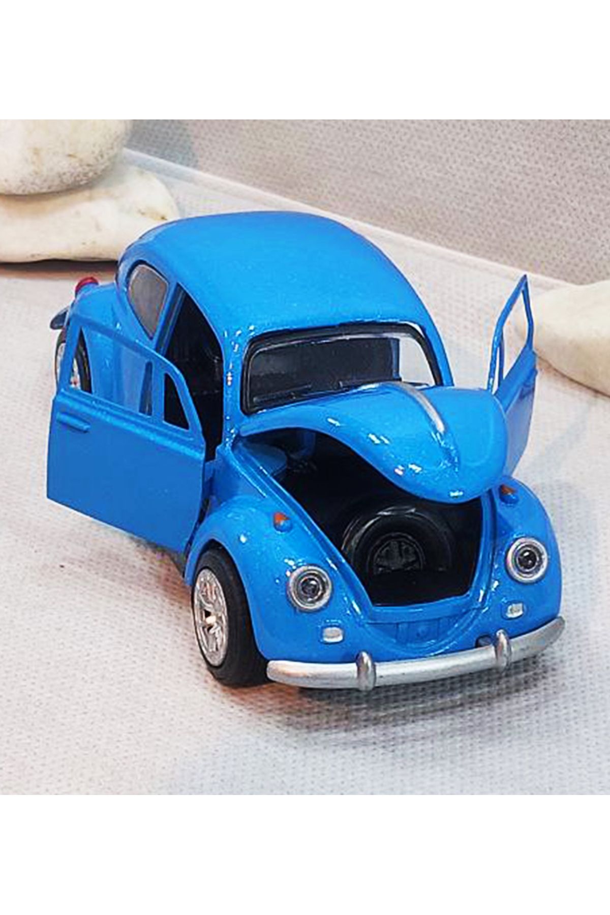 farddad Vosvos Model Araba | Çek Bırak | 12.5CM Volkswagen Beetle Diecast