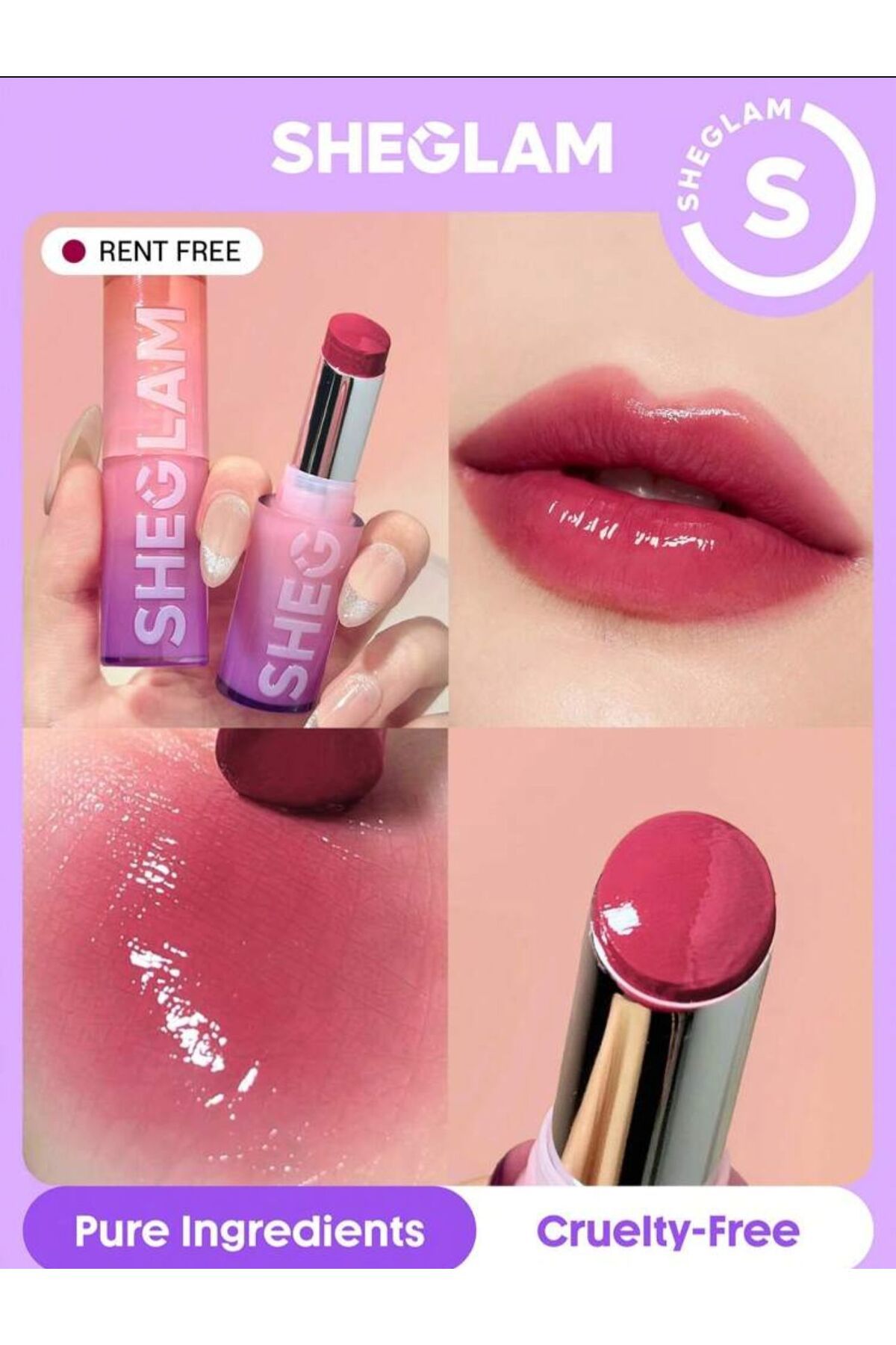 SHEGLAM Mirror Kiss High Shine Lipstick