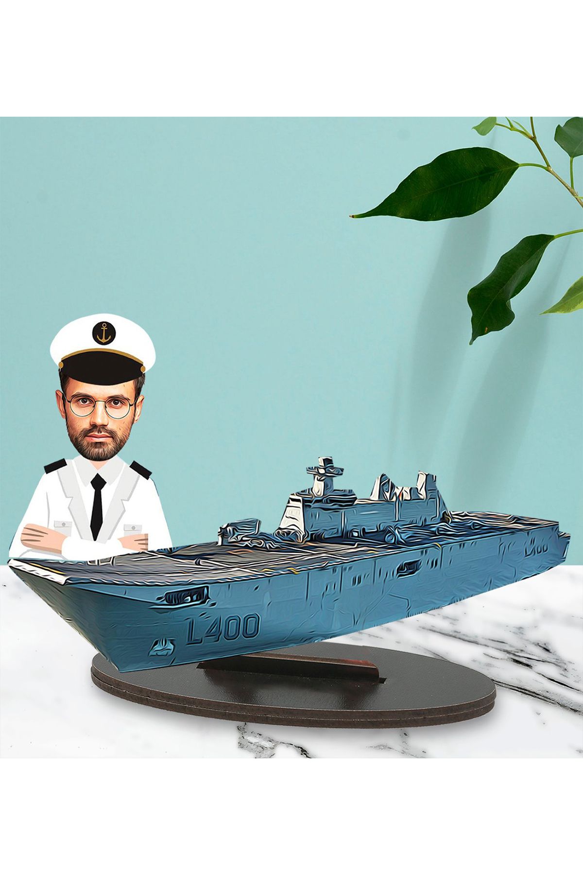 Kişiye Özel Fotoğraflı Tcg Anadolu Tasarımlı Karikatür Biblo