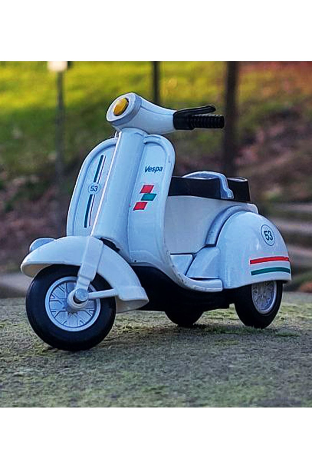 farddad Metal Vespa Scoter Motosiklet | Çek Bırak | 12CM