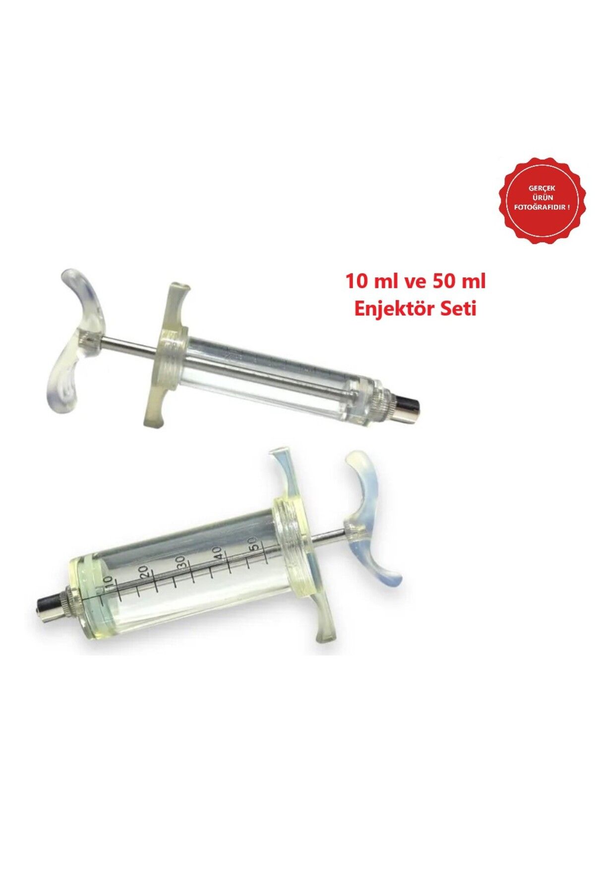 TarımGaraj Forvet Kaynatılabilir Mika İthal Veteriner Enjektör 10 ml-50 ml Set