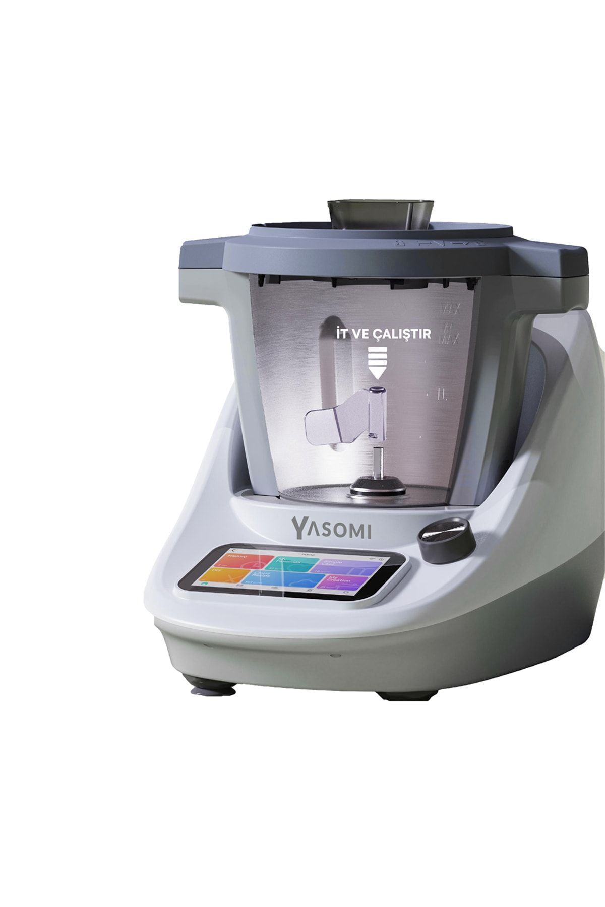 Yasomi Y90 Pro Akıllı Ekranlı Multifonksiyonel Yemek Yapma Mutfak Robotu ( Türkiye Garantili) fotoğrafı 2 (önizleme)