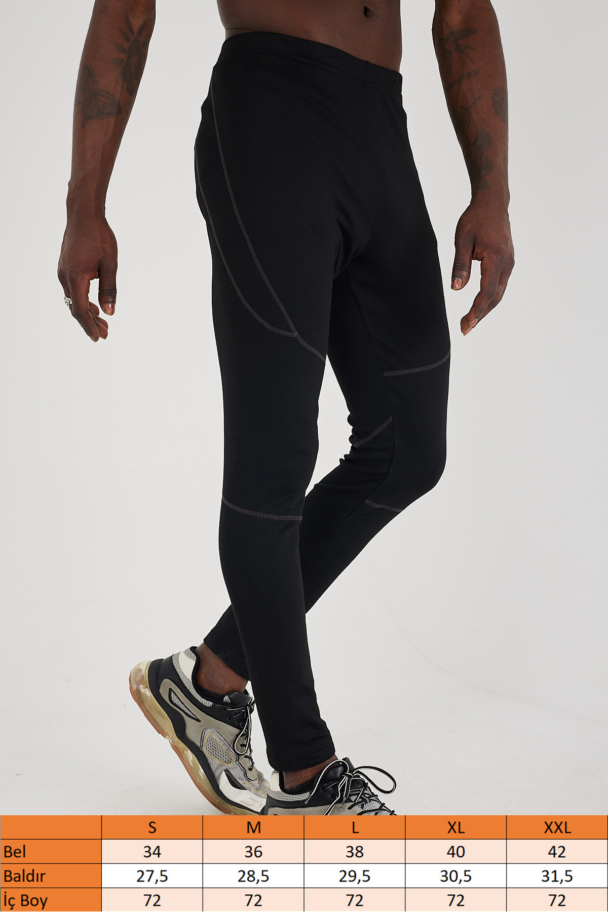 Scorp Thermo-Fit Extreme Erkek Termal Takım İçlik Alt Üst Spor İçliği Siyah görsel 6