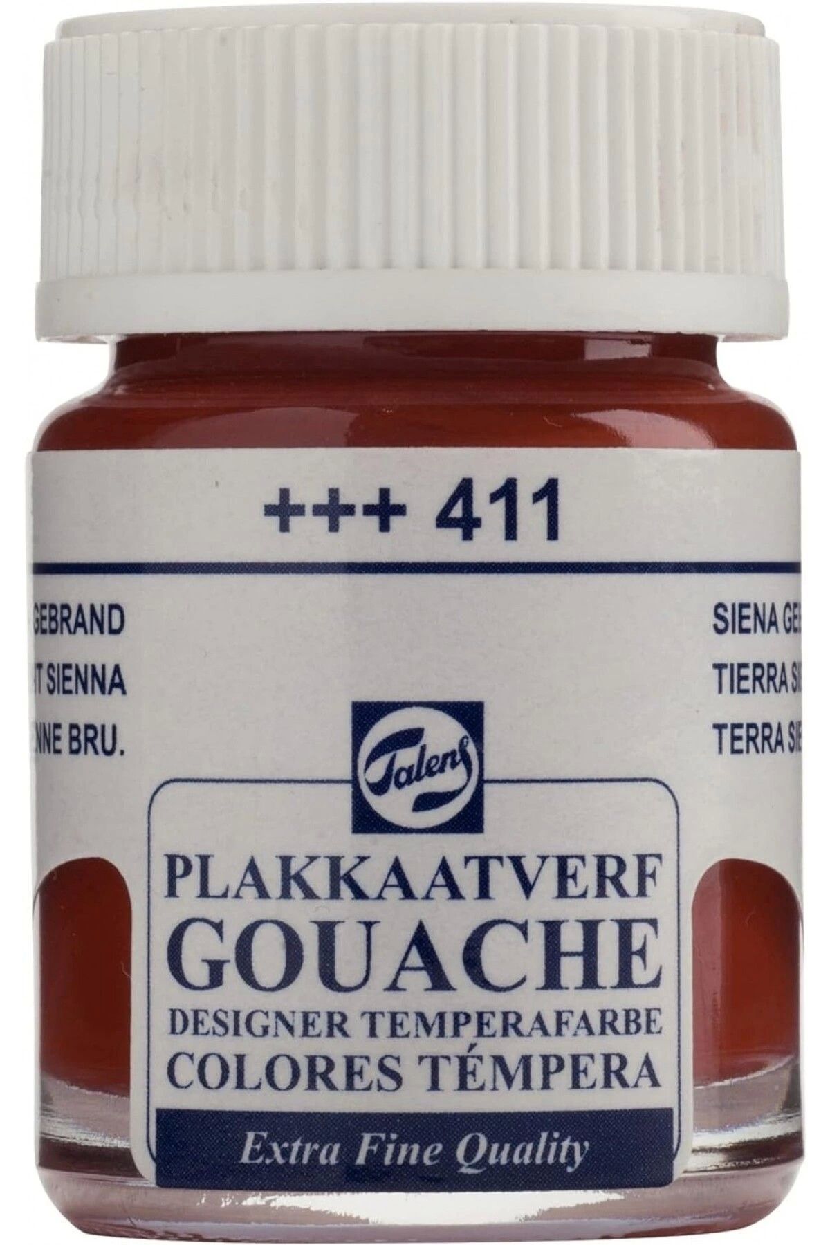 Talens Gouache Jar 16ml Guaj Boya Burnt Sienna / 411