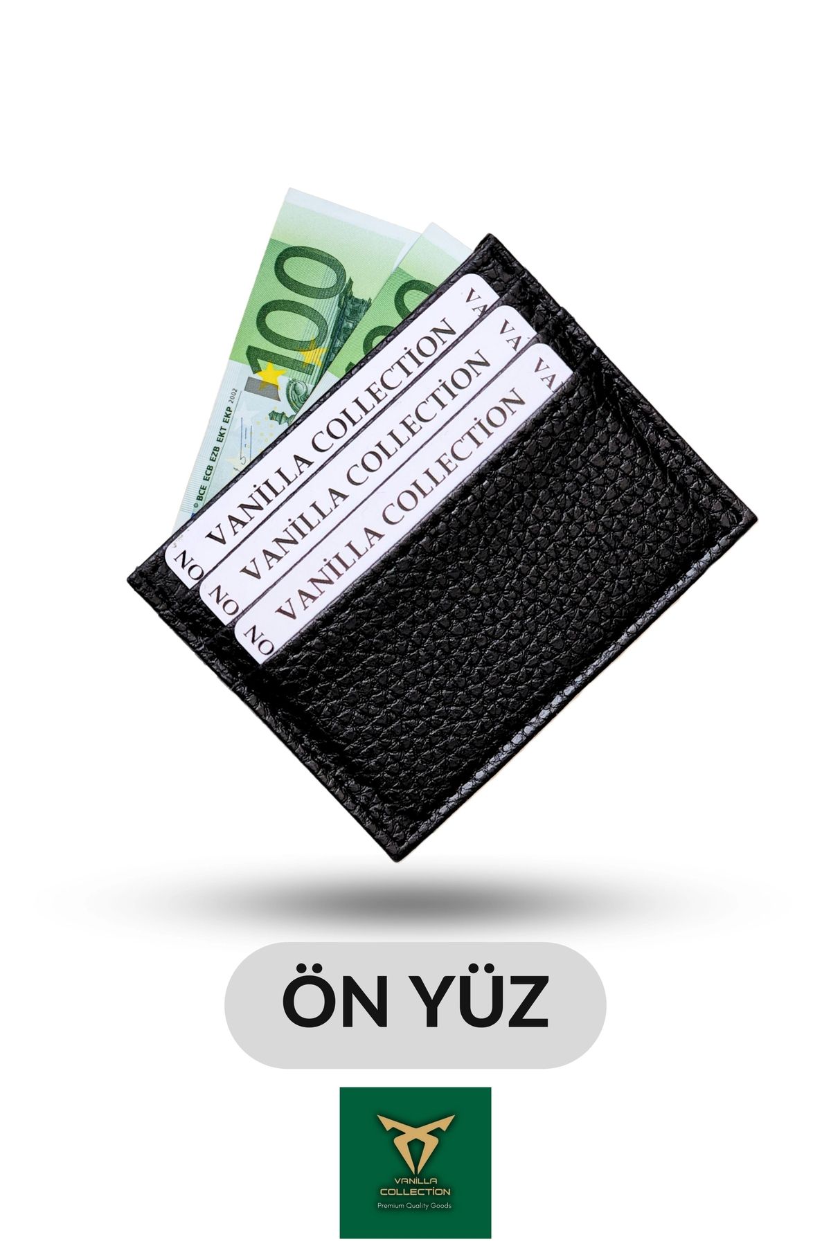 کارت دار مردانه و زنانه یونیسکس MINI CARD LINE PORTFOLIO FLOTER مشکی VANİLLA COLLECTİON