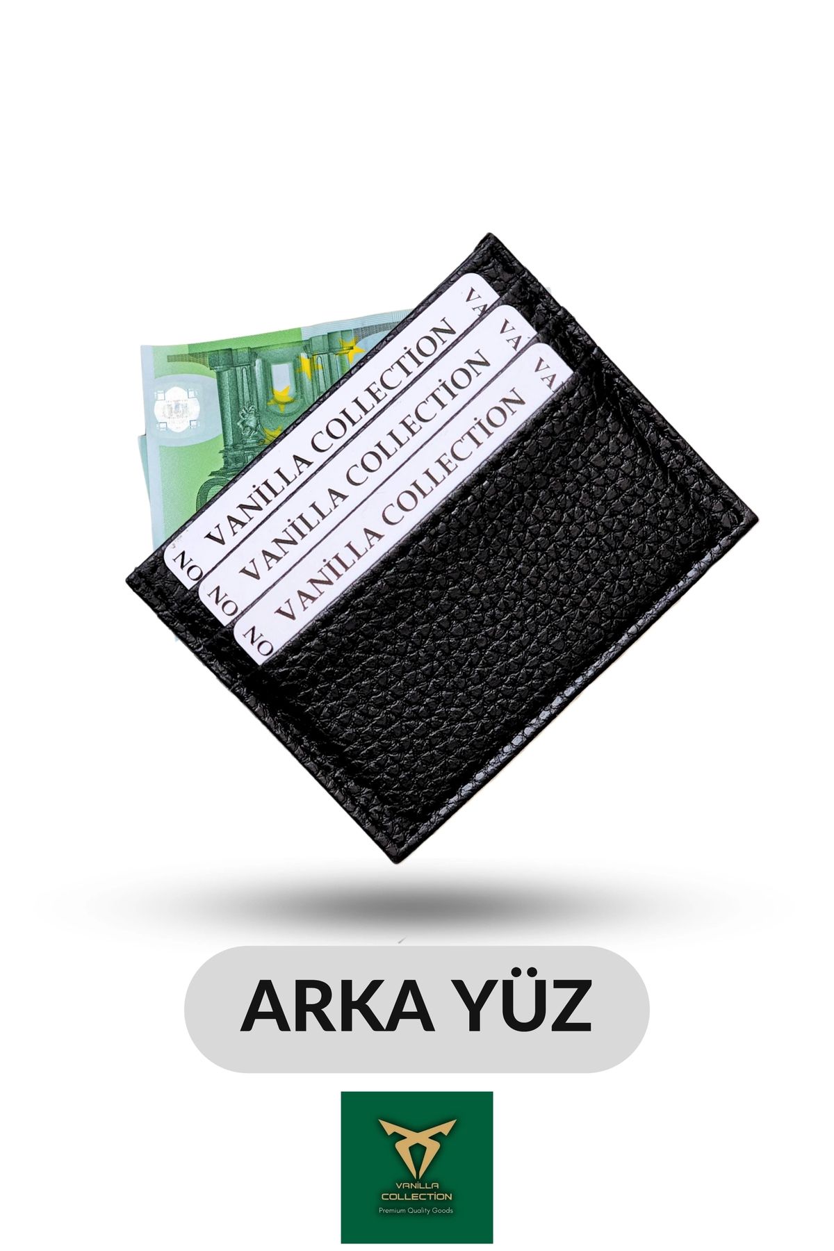 کارت دار مردانه و زنانه یونیسکس MINI CARD LINE PORTFOLIO FLOTER مشکی VANİLLA COLLECTİON