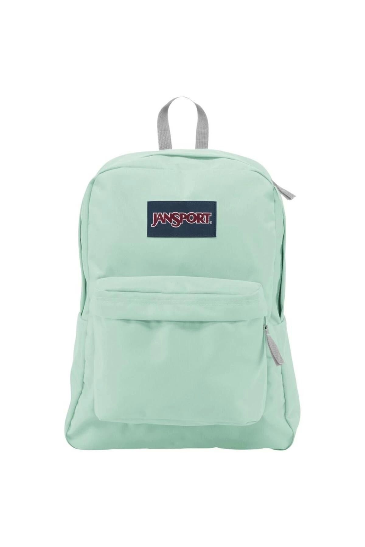 Jansport-حقيبة ظهر Superbreak One Brook باللون الأخضر والأخضر Ek0a5bagn72 1