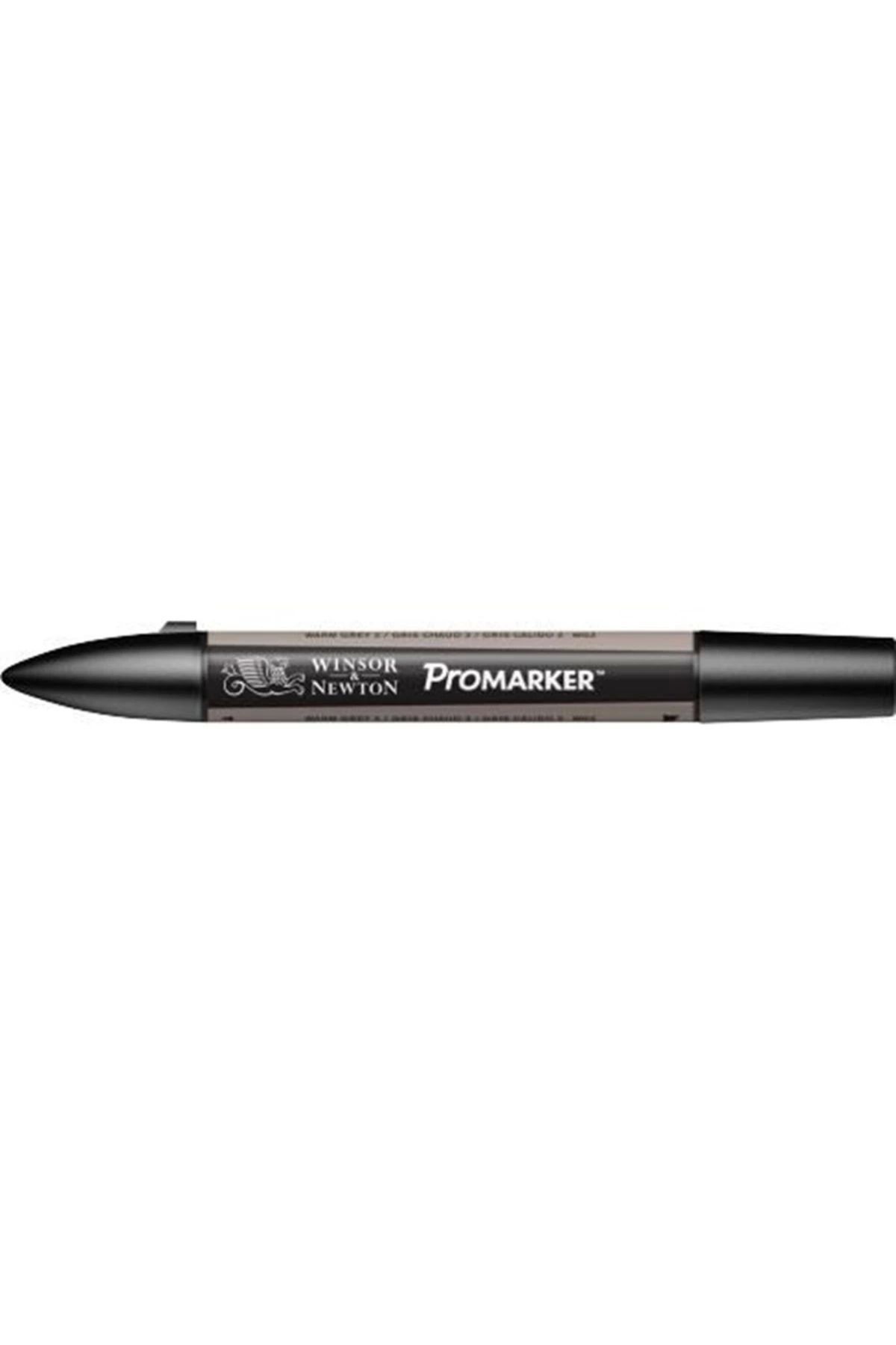Winsor Newton-قلم رسم برسومات كحولية مزدوجة الأطراف من Promarker باللون الرمادي الدافئ 3 132 (WG4) 1