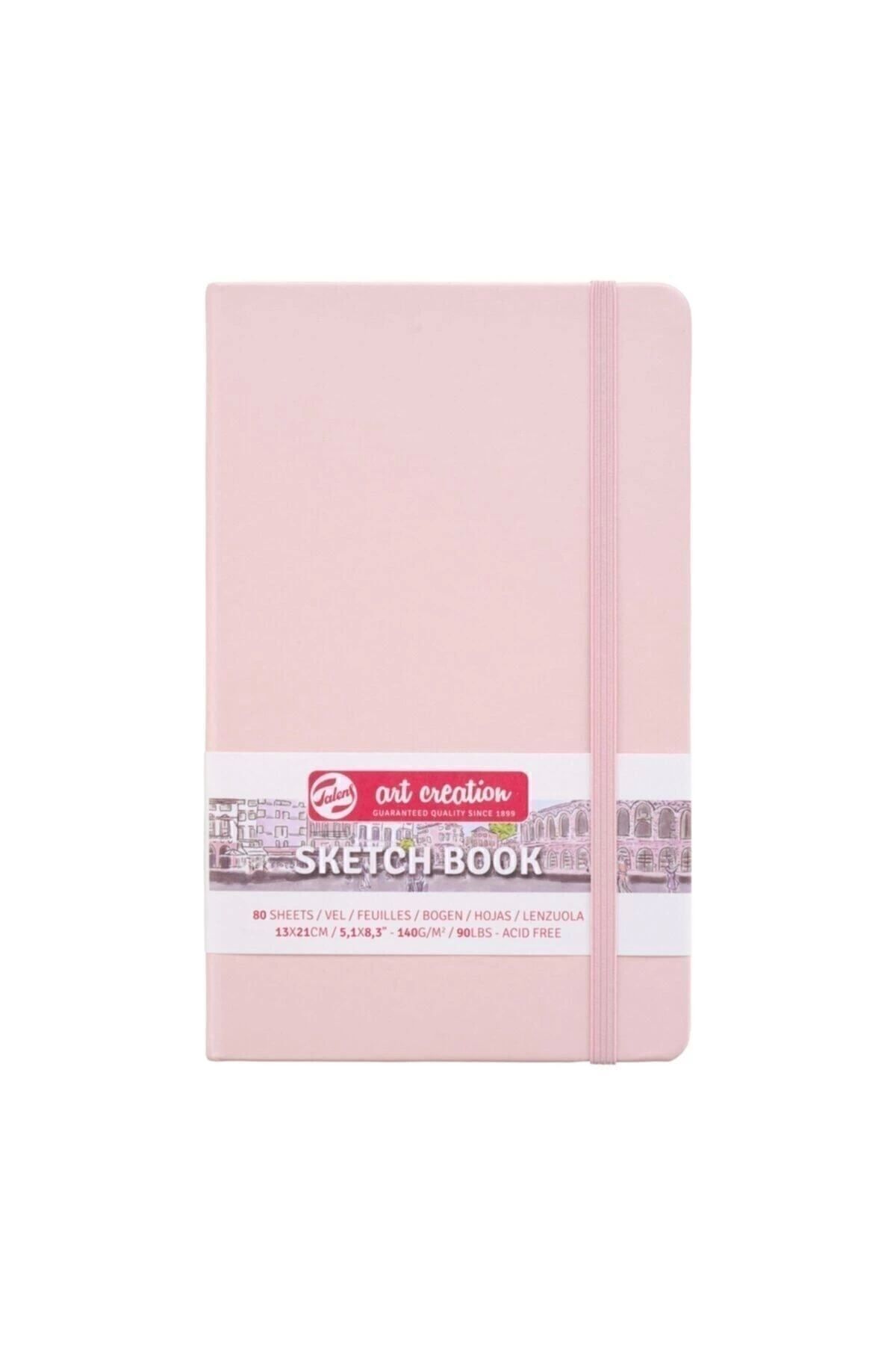 Art Creation Sketch Book 13x21cm 140gr 80yp Sert Kapak Eskiz Defteri Pembe/ Rt9314012m