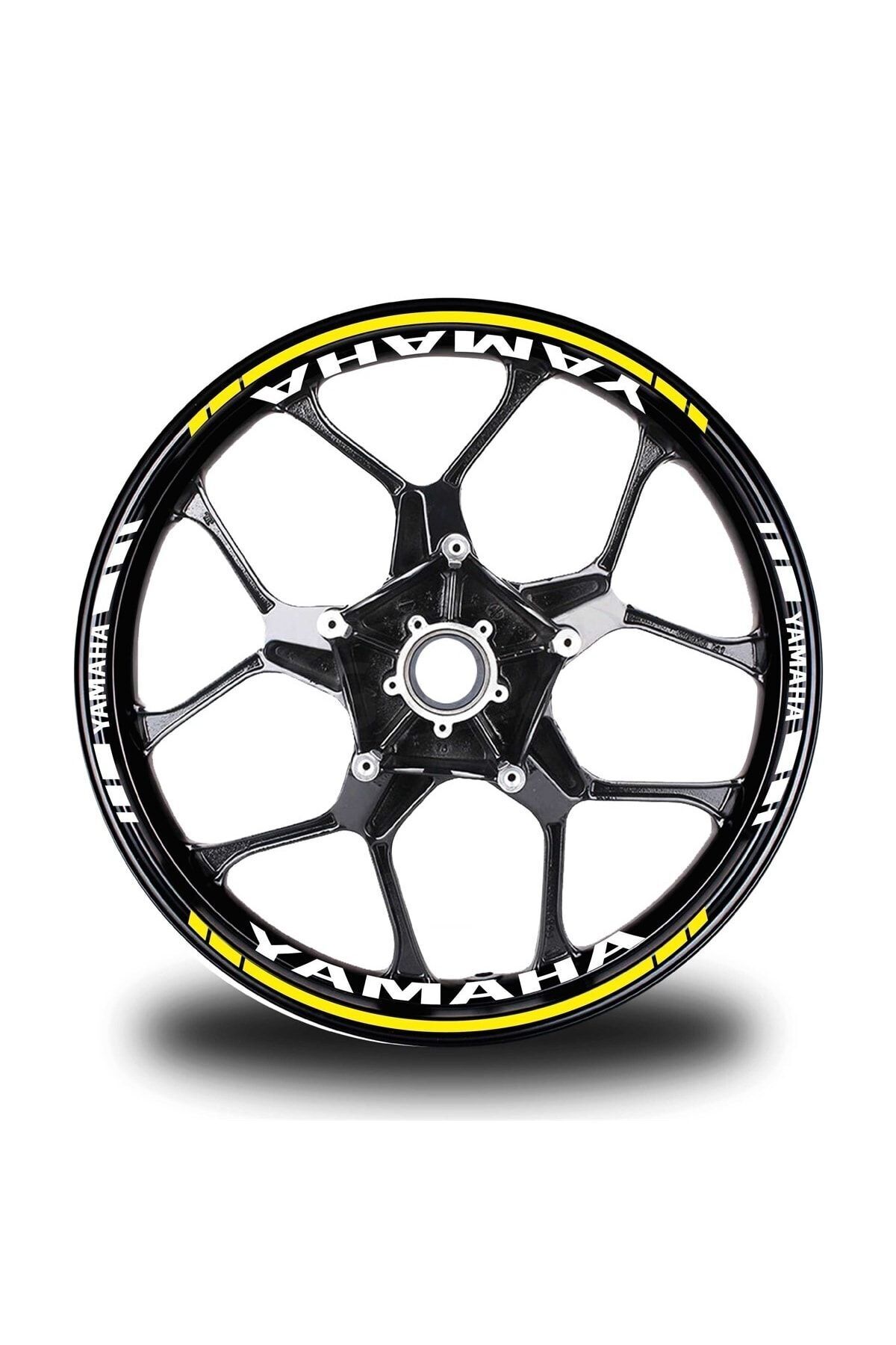 Lunvo Gri Yamaha Mt 10 Sp Takım Jant Sticker Etiket