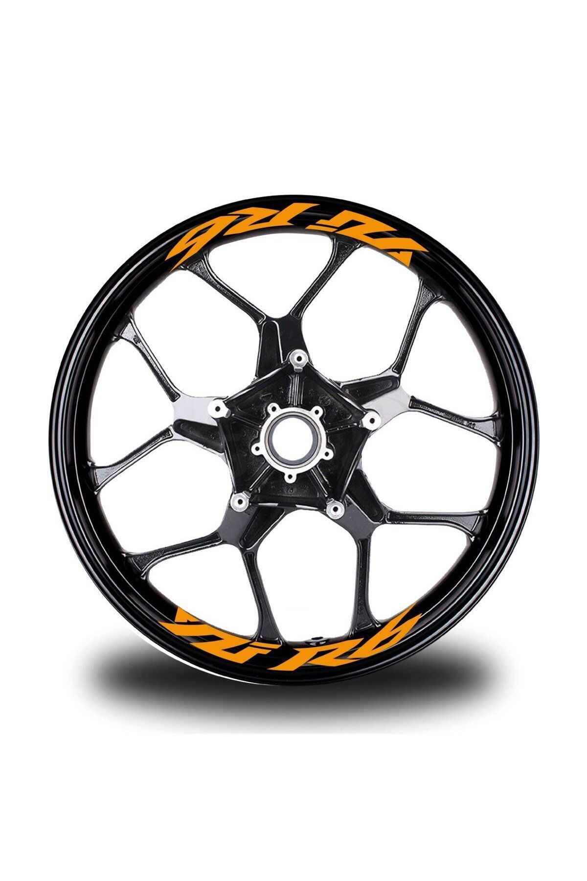 MLH STORE Yzf R6 Yazılı 8Li Jant İçi Yazı Sticker Etiket