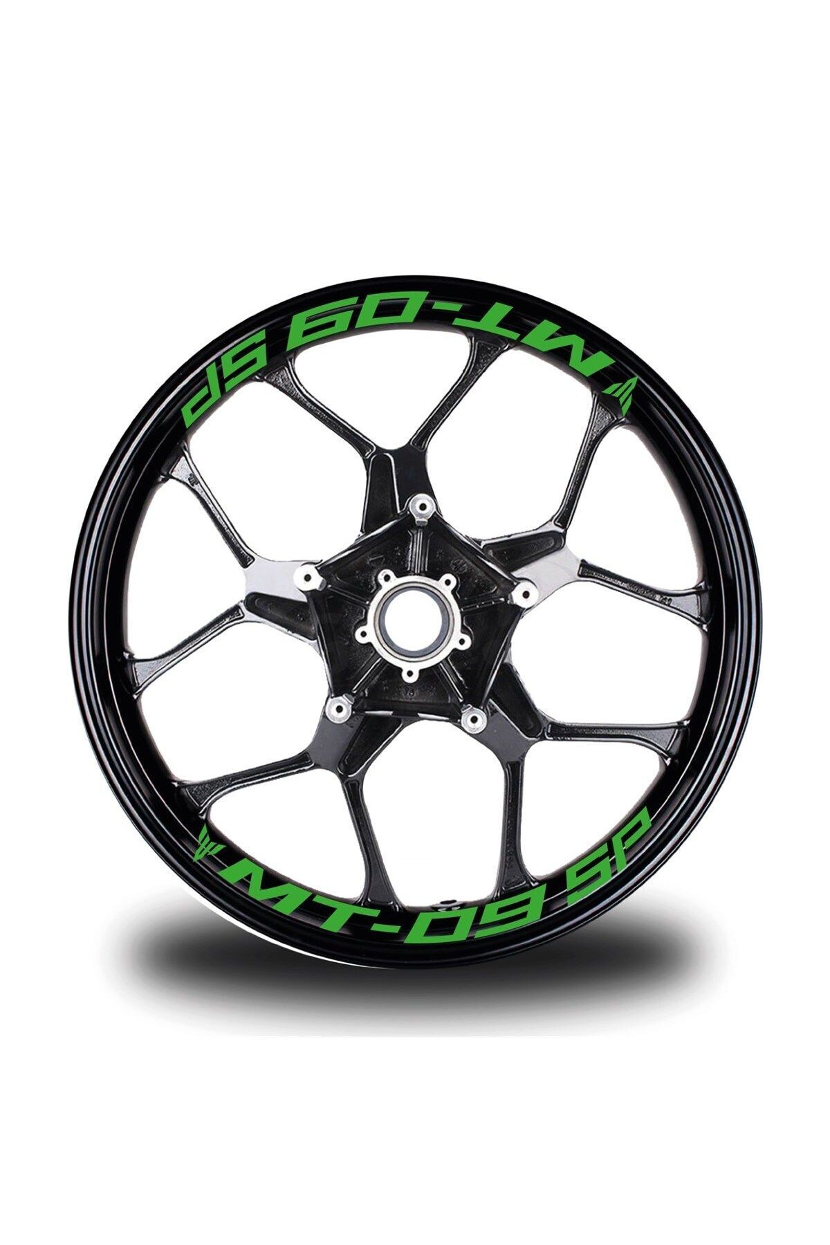 MLH STORE Mt-09 Sp Yazılı 8'li Jant İçi Yazı Sticker Etiket Modeli
