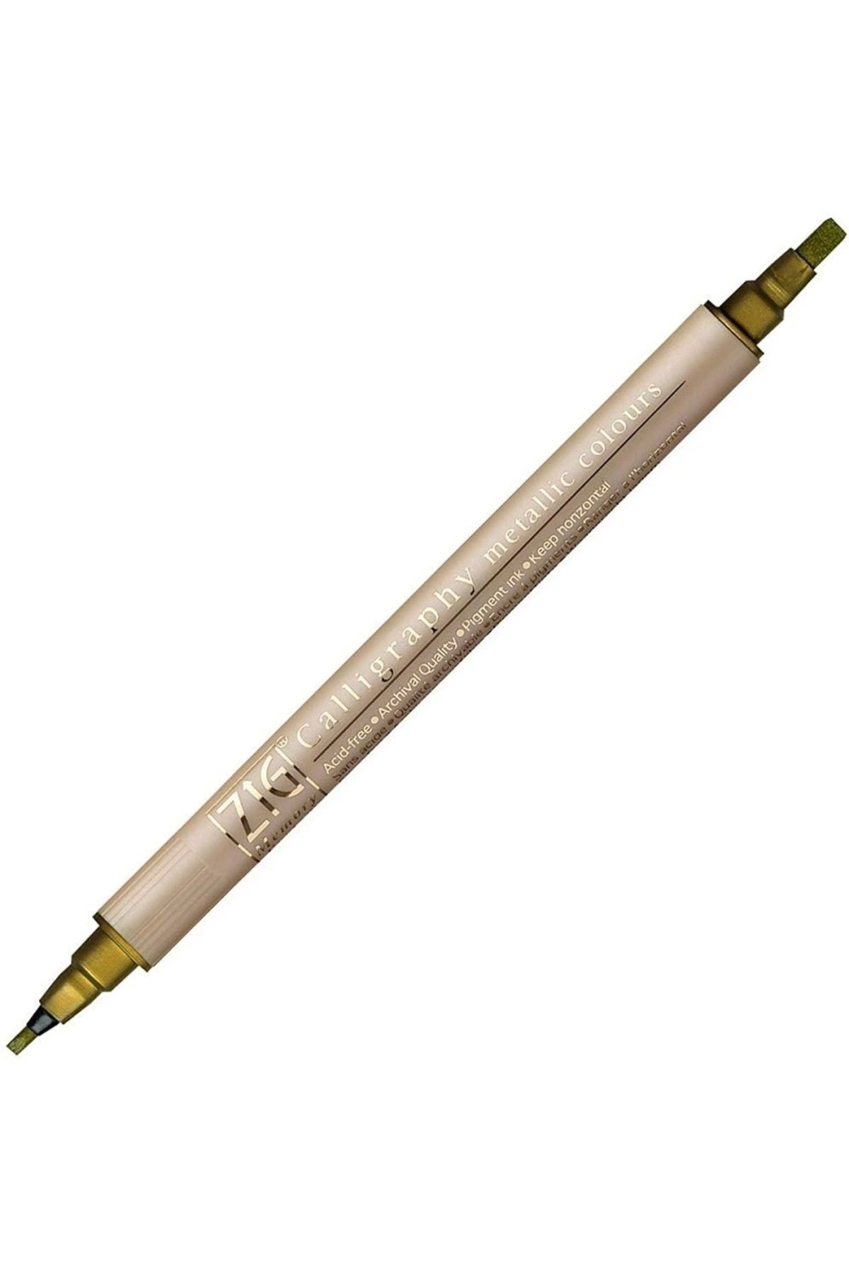 Zig-Ms-8400/6v - 6 عبوات من أقلام الخط الملونة المعدنية 3