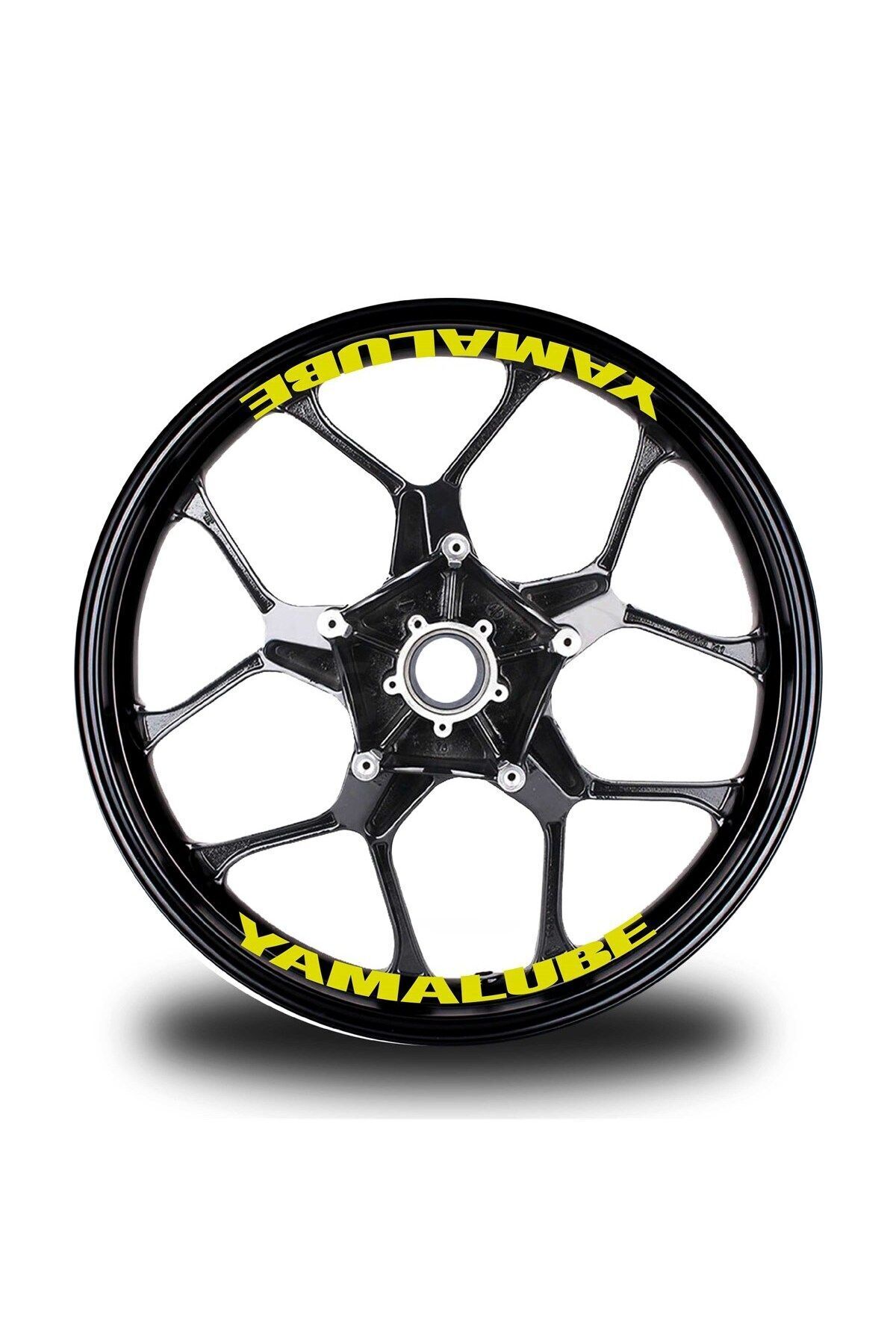 Lunvo Yamalube Yazılı 8Li Jant İçi Yazı Sticker Etiket