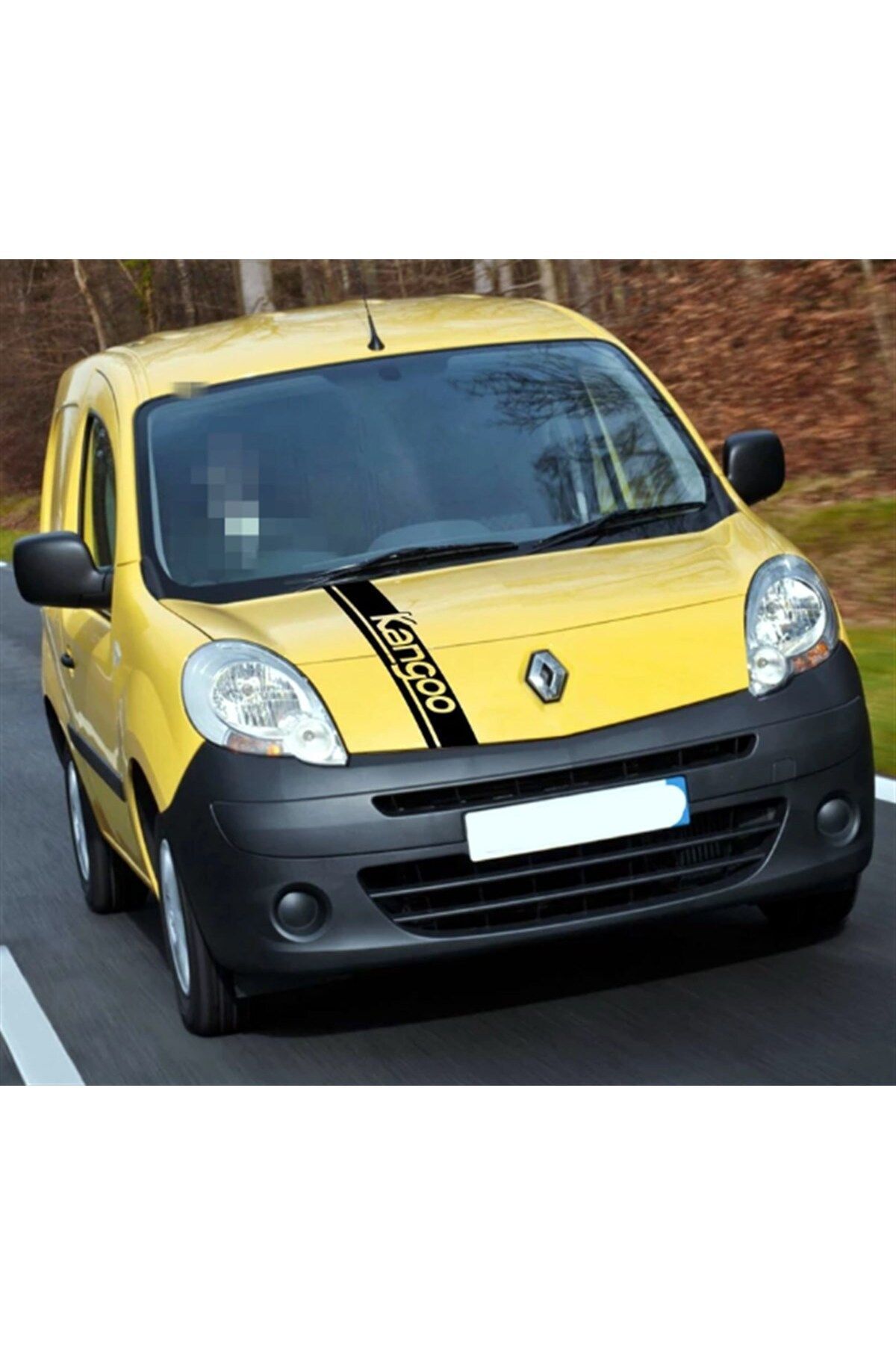 MLH STORE Renault Kangoo Ön Kaput Şerit Sticker Etiket Modeli
