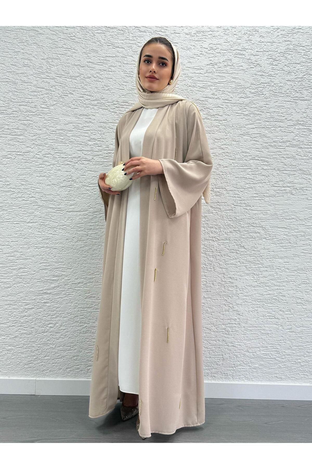 MELEK ARAZ-Stone Stone Abaya 6