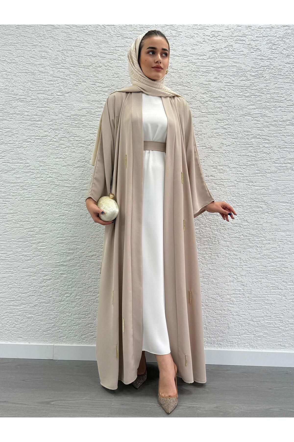 MELEK ARAZ-Stone Stone Abaya 3